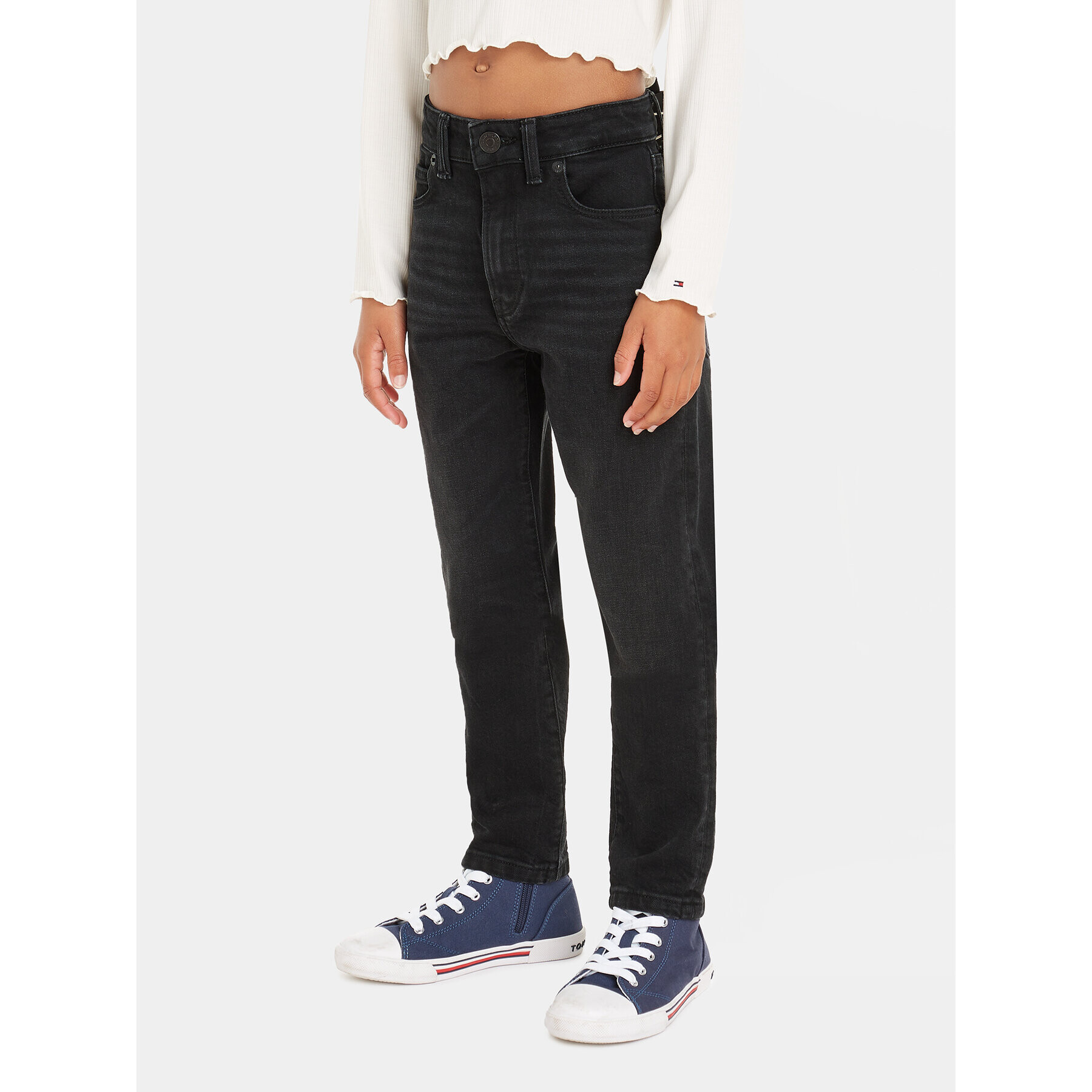 Tommy Hilfiger Дънки KB0KB08274 M Черен Straight Fit - Pepit.bg