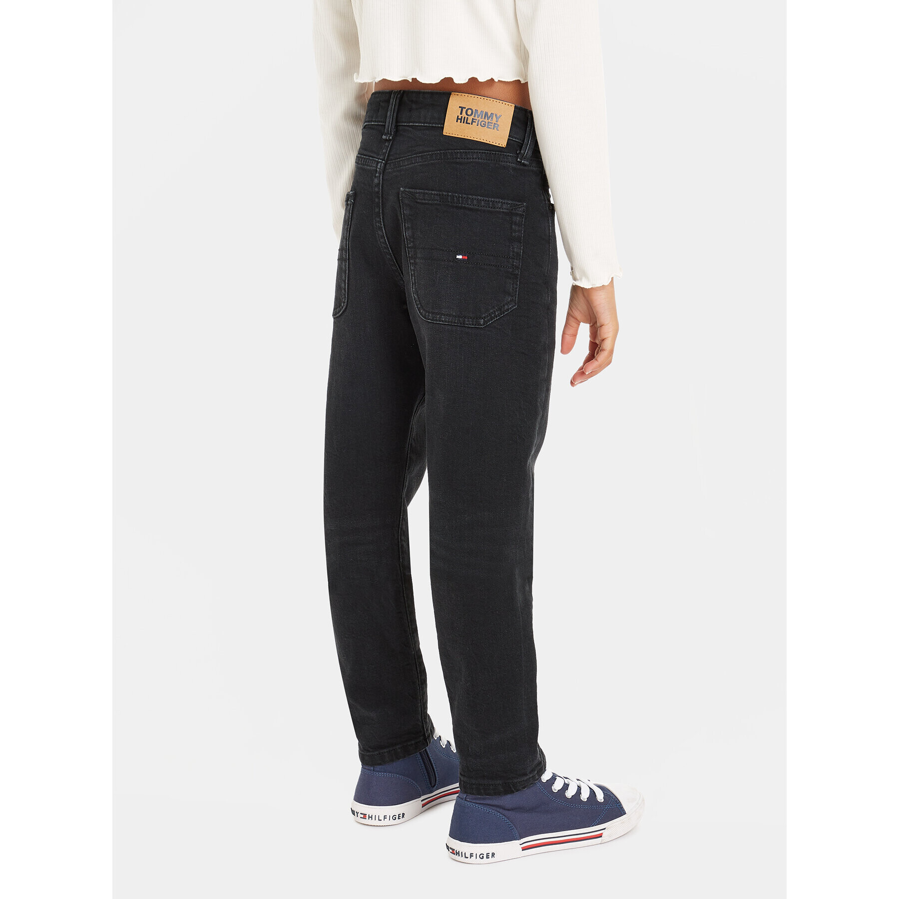 Tommy Hilfiger Дънки KB0KB08274 M Черен Straight Fit - Pepit.bg