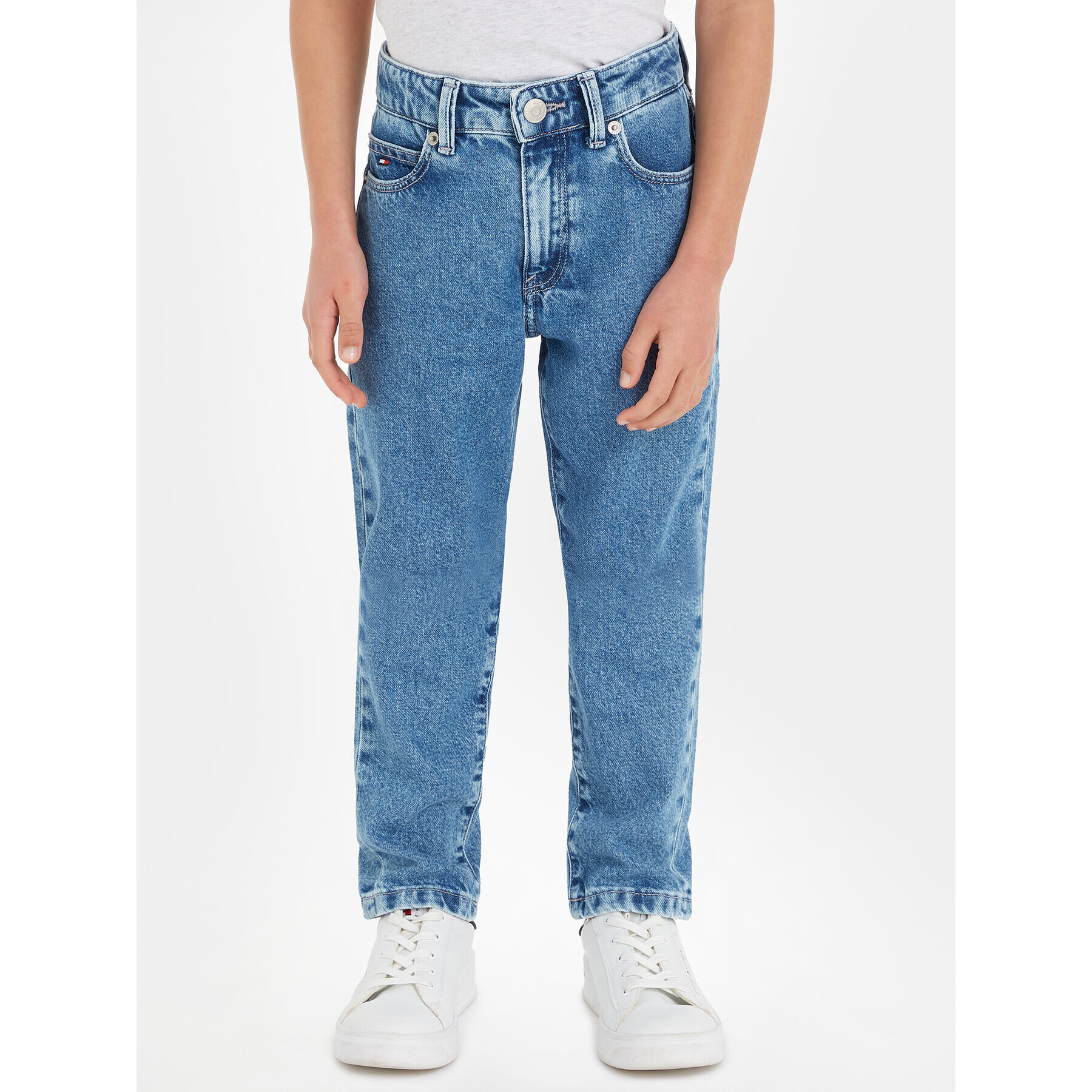 Tommy Hilfiger Дънки KB0KB08464 Син Straight Fit - Pepit.bg