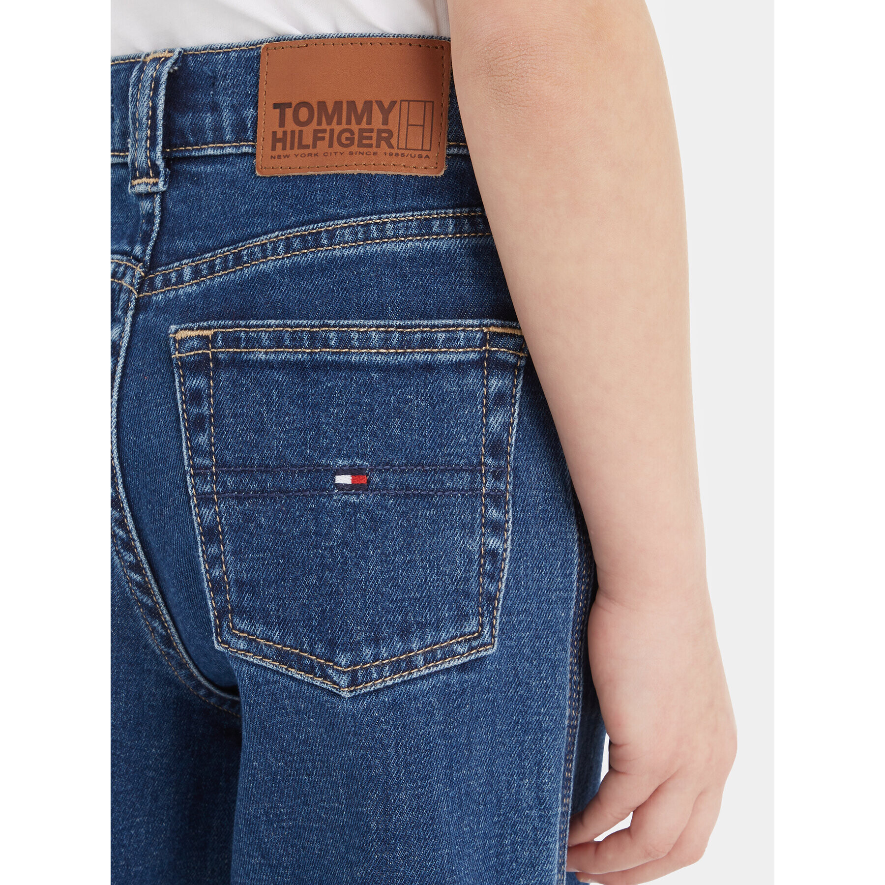 Tommy Hilfiger Дънки KG0KG07536 Син Straight Fit - Pepit.bg