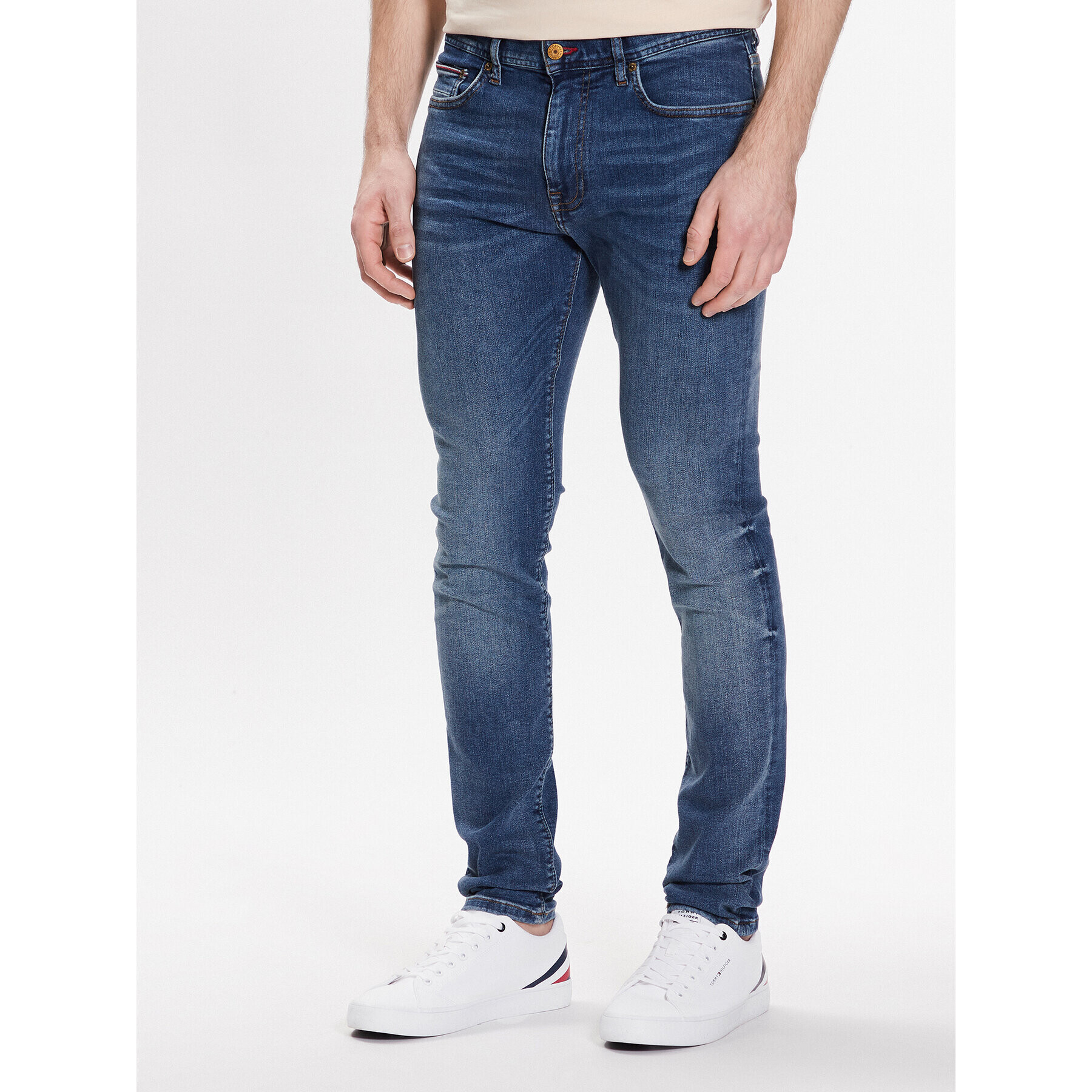 Tommy Hilfiger Дънки Layton MW0MW31100 Син Extra Slim Fit - Pepit.bg