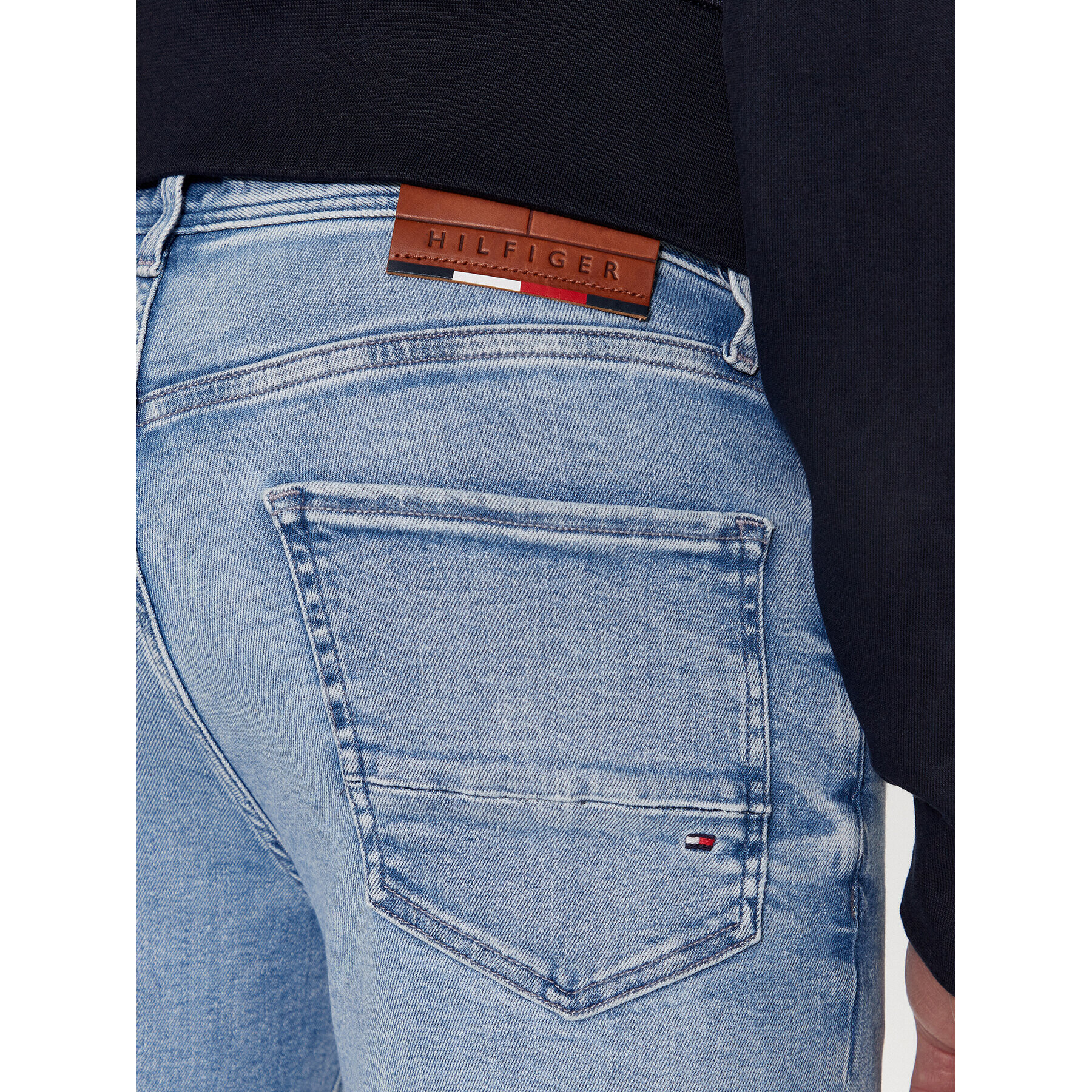 Tommy Hilfiger Дънки Layton MW0MW32101 Син Slim Fit - Pepit.bg