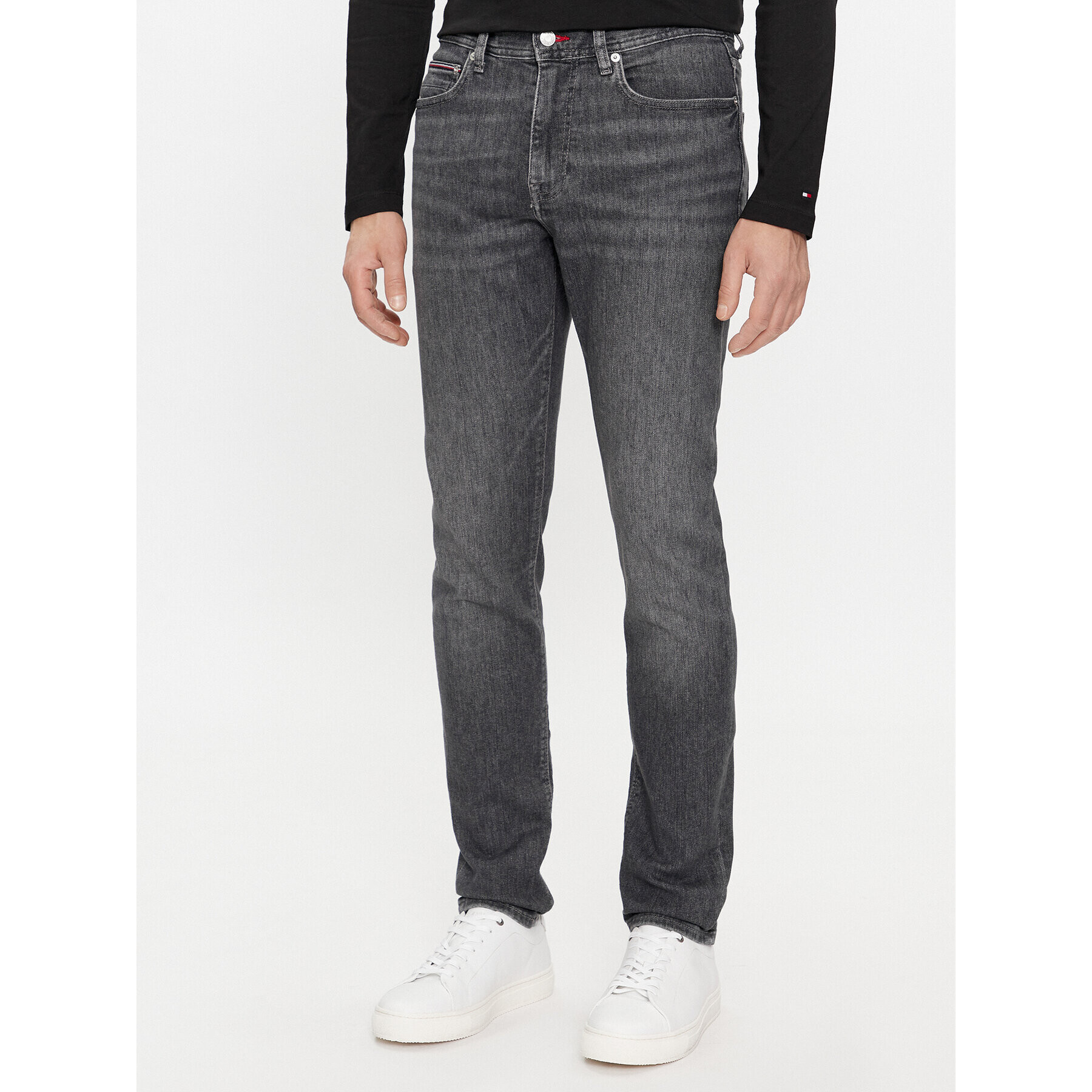 Tommy Hilfiger Дънки Layton MW0MW33969 Сив Extra Slim Fit - Pepit.bg