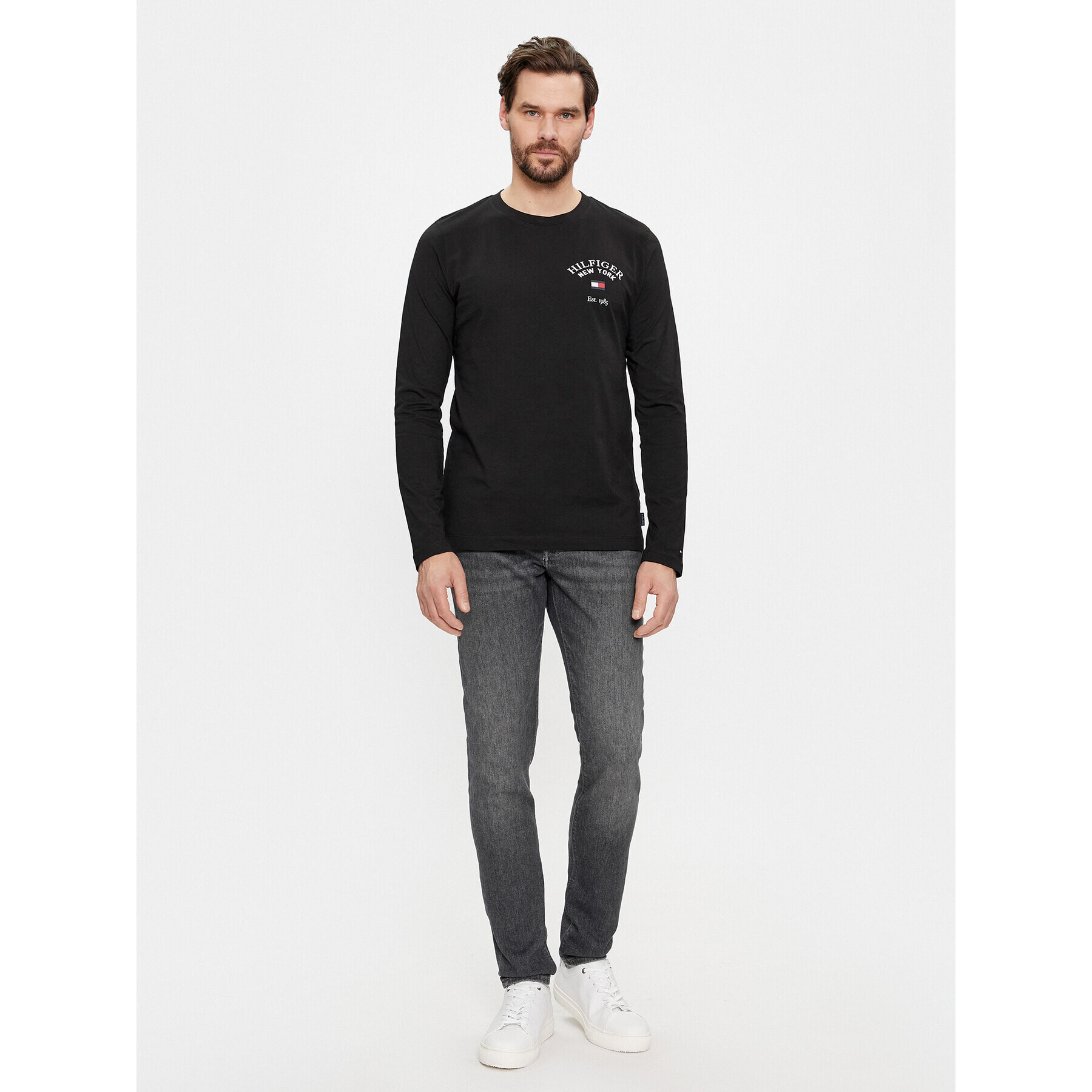 Tommy Hilfiger Дънки Layton MW0MW33969 Сив Extra Slim Fit - Pepit.bg
