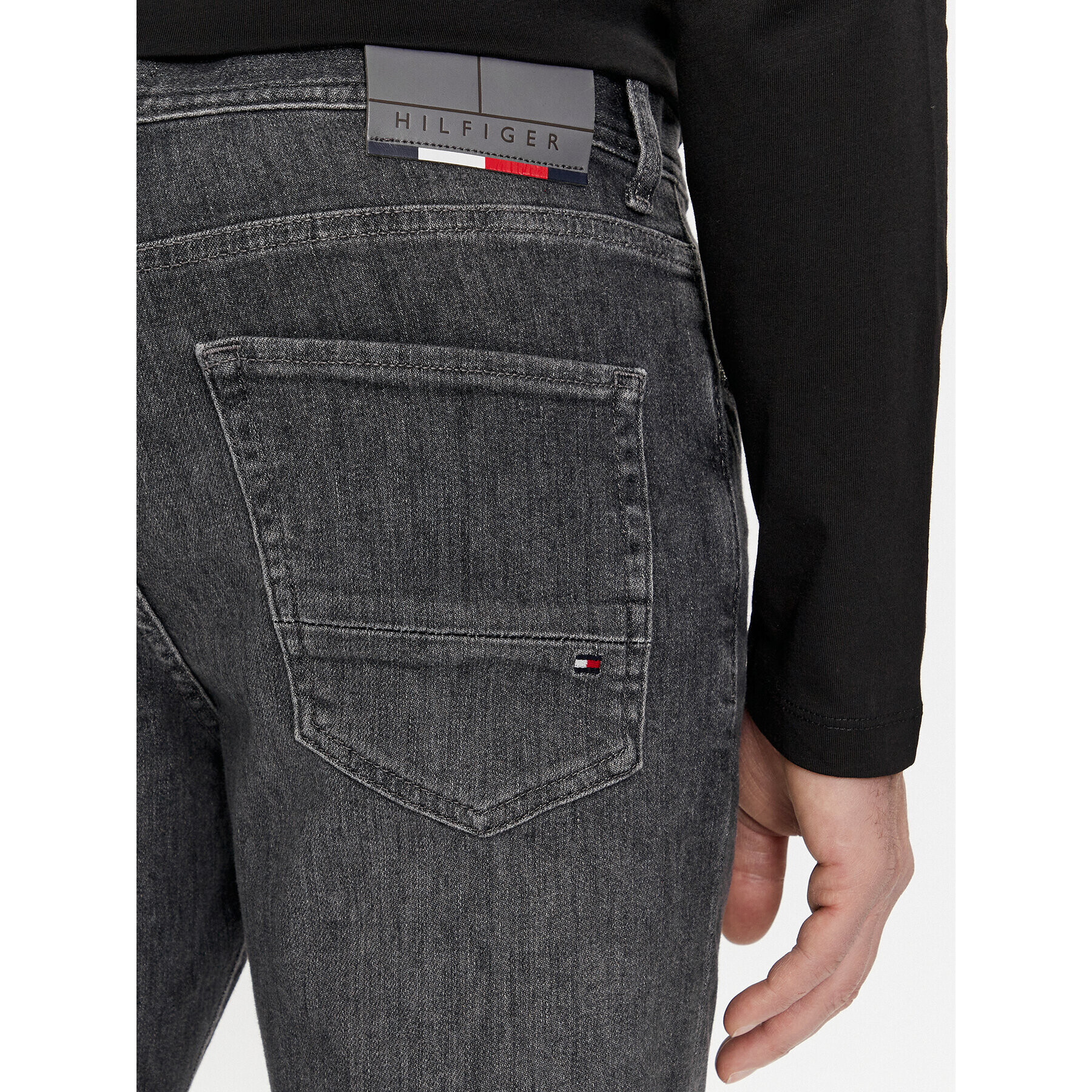 Tommy Hilfiger Дънки Layton MW0MW33969 Сив Extra Slim Fit - Pepit.bg
