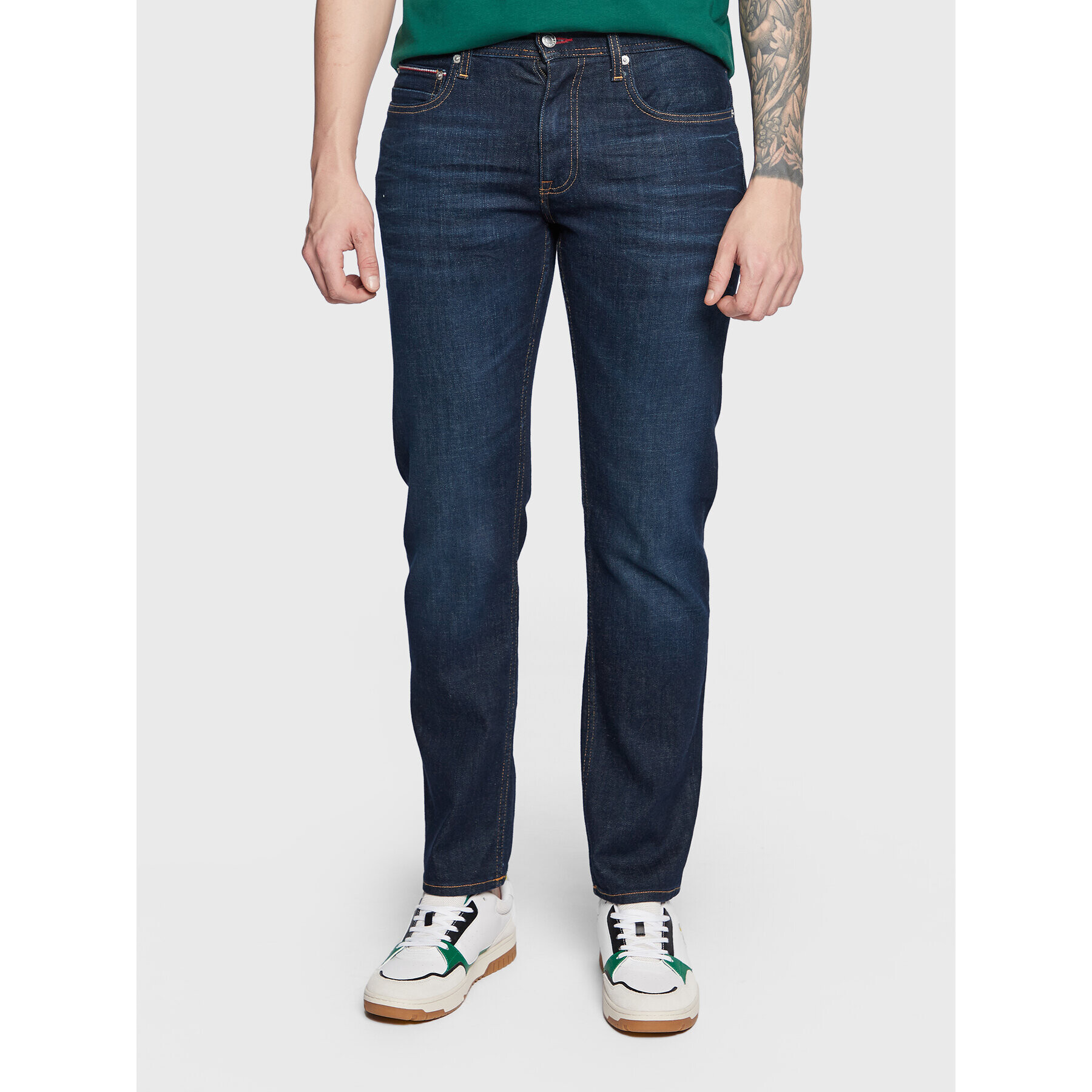 Tommy Hilfiger Дънки Mercer MW0MW21834 Тъмносин Regular Fit - Pepit.bg