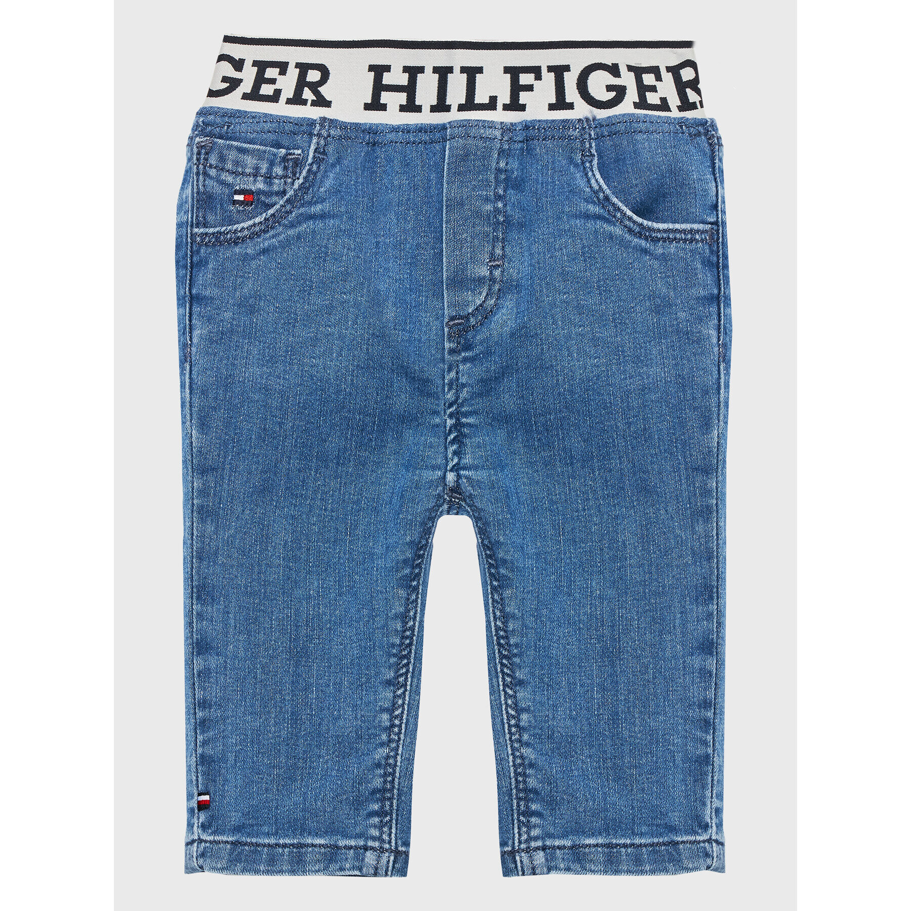 Tommy Hilfiger Дънки Monotype KN0KN01660 Тъмносин Regular Fit - Pepit.bg