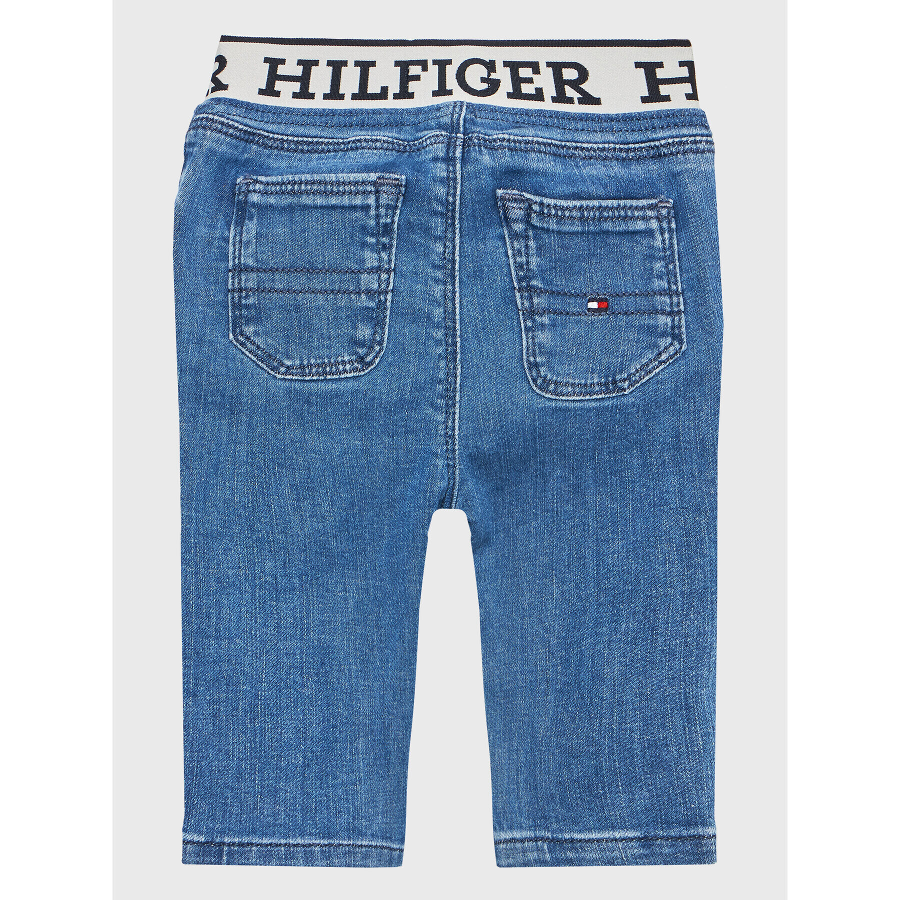 Tommy Hilfiger Дънки Monotype KN0KN01660 Тъмносин Regular Fit - Pepit.bg