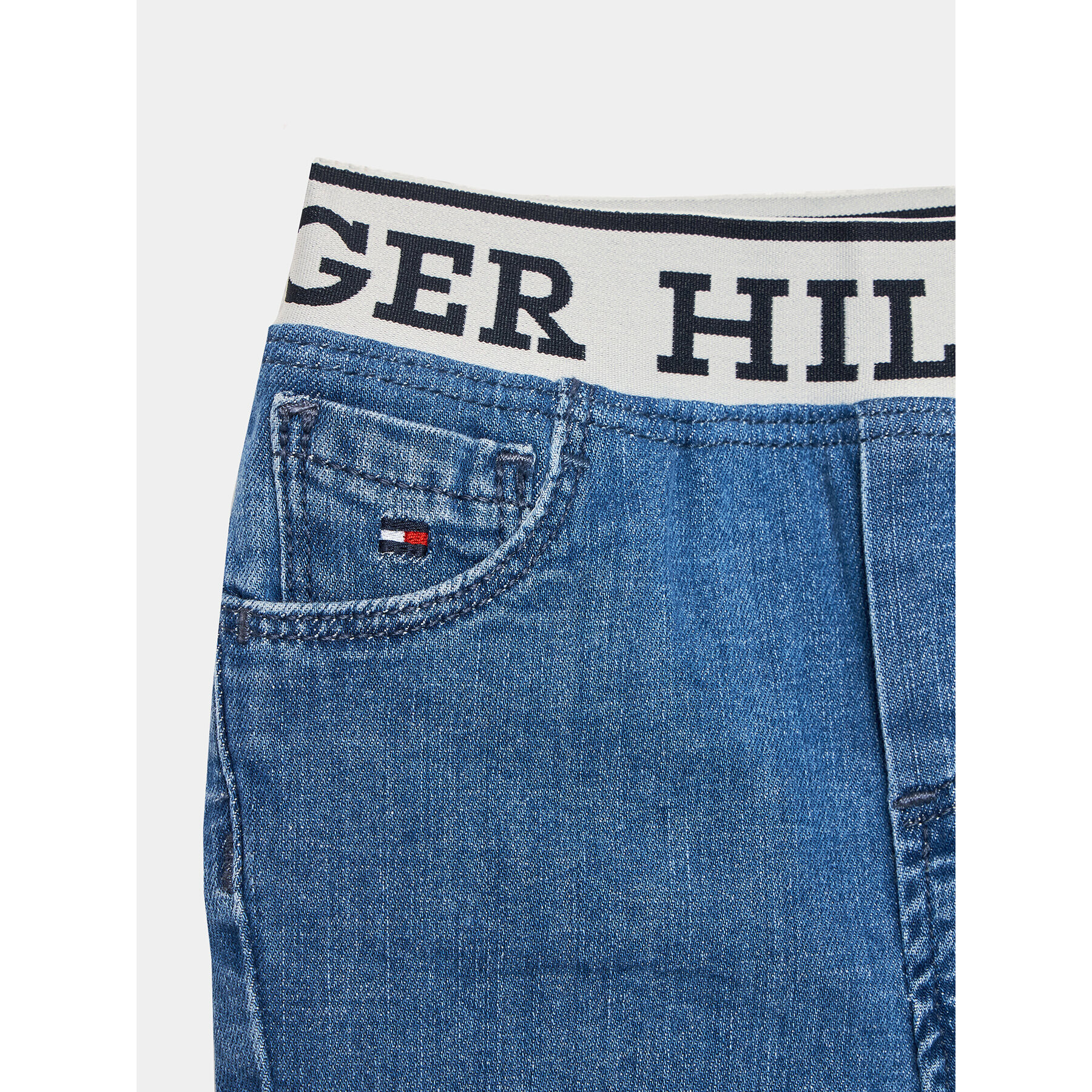 Tommy Hilfiger Дънки Monotype KN0KN01660 Тъмносин Regular Fit - Pepit.bg
