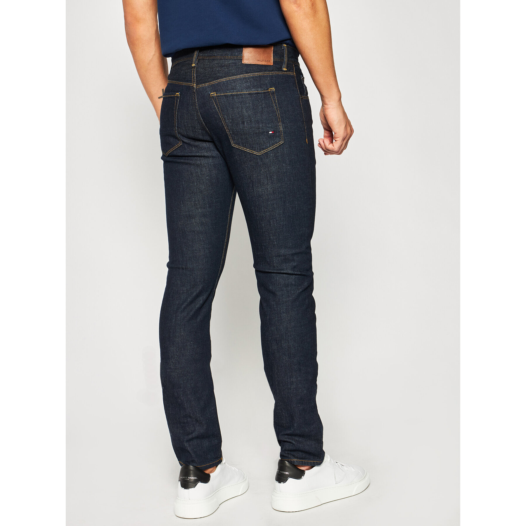 Tommy Hilfiger Дънки MW0MW01754 Тъмносин Slim Fit - Pepit.bg