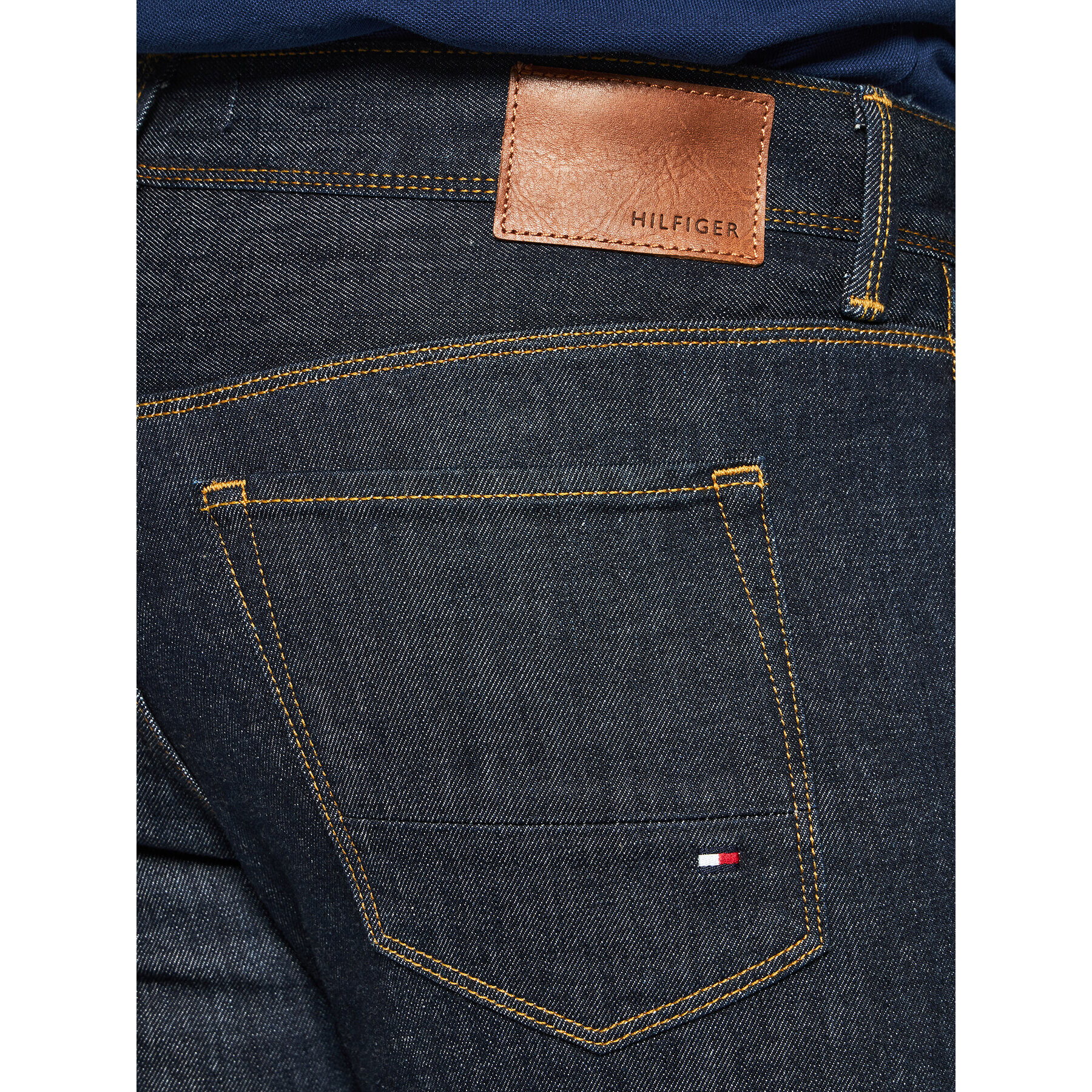 Tommy Hilfiger Дънки MW0MW01754 Тъмносин Slim Fit - Pepit.bg