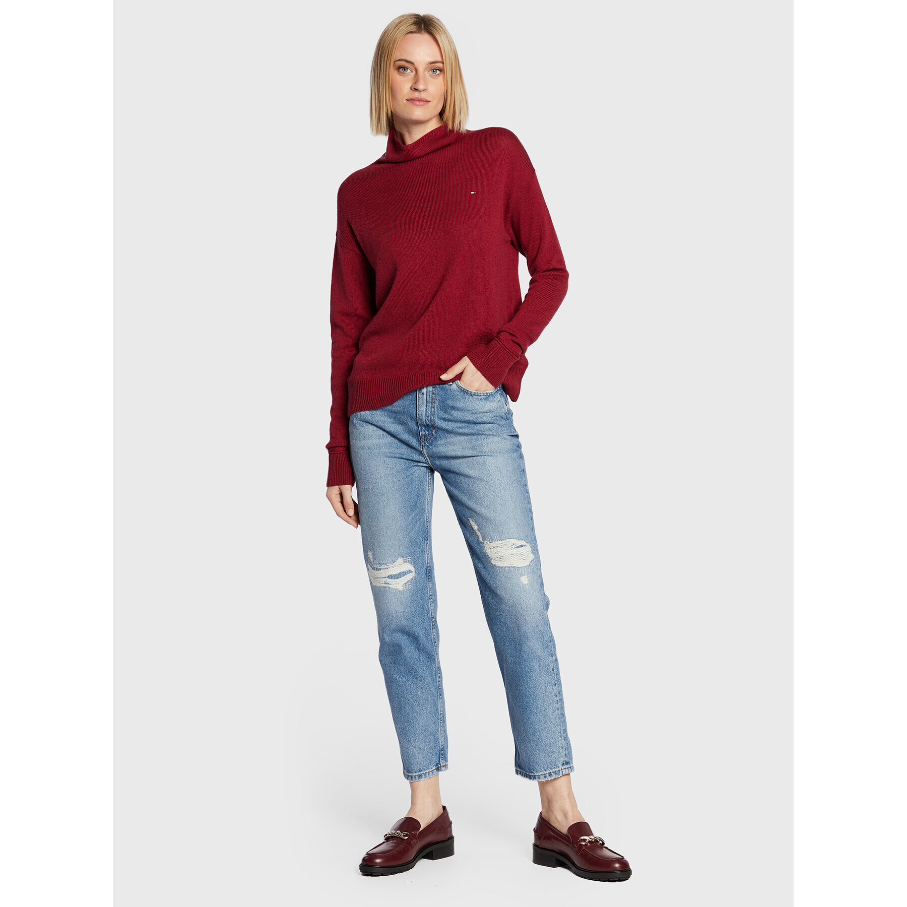Tommy Hilfiger Дънки New Classic WW0WW35223 Син Straight Fit - Pepit.bg
