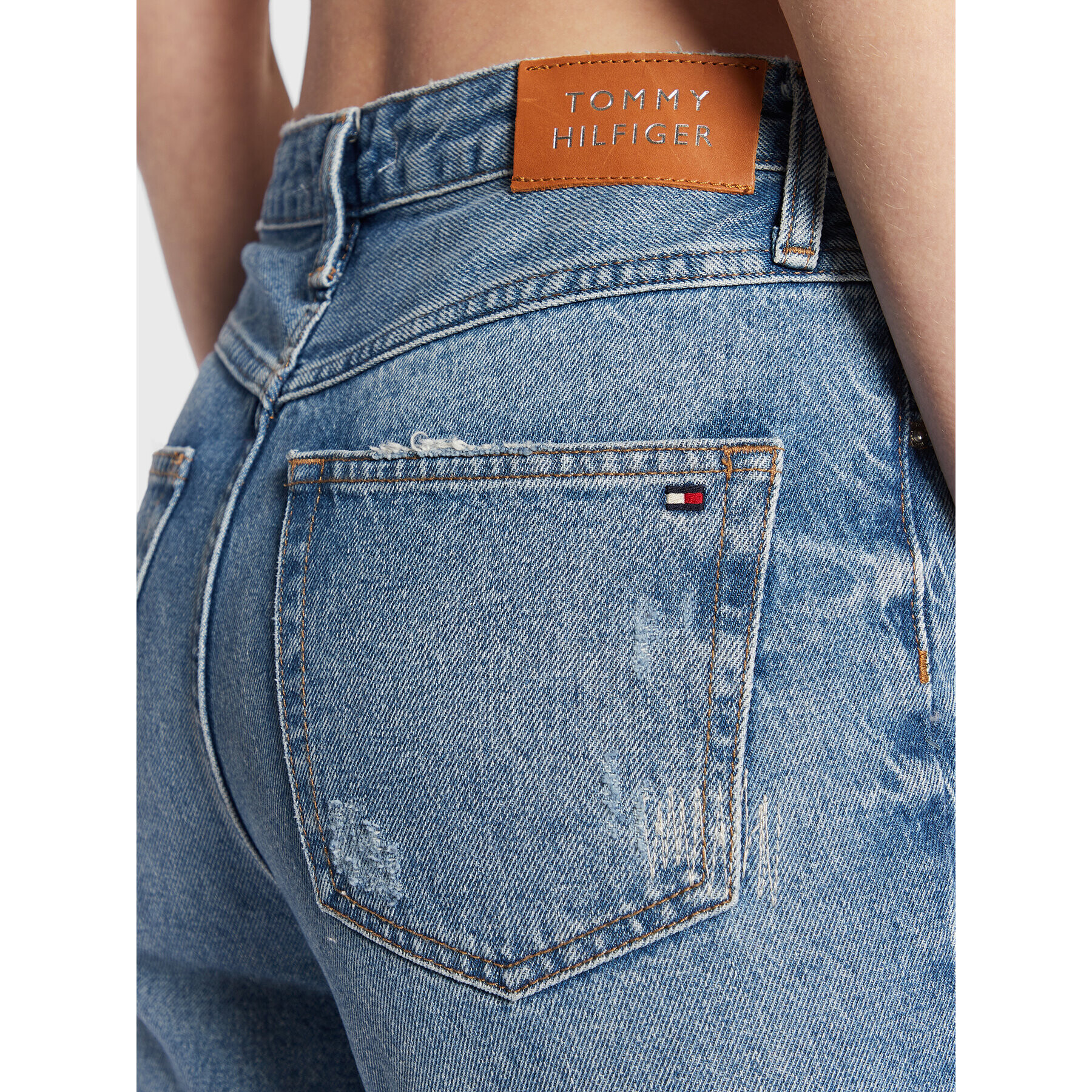 Tommy Hilfiger Дънки New Classic WW0WW35223 Син Straight Fit - Pepit.bg