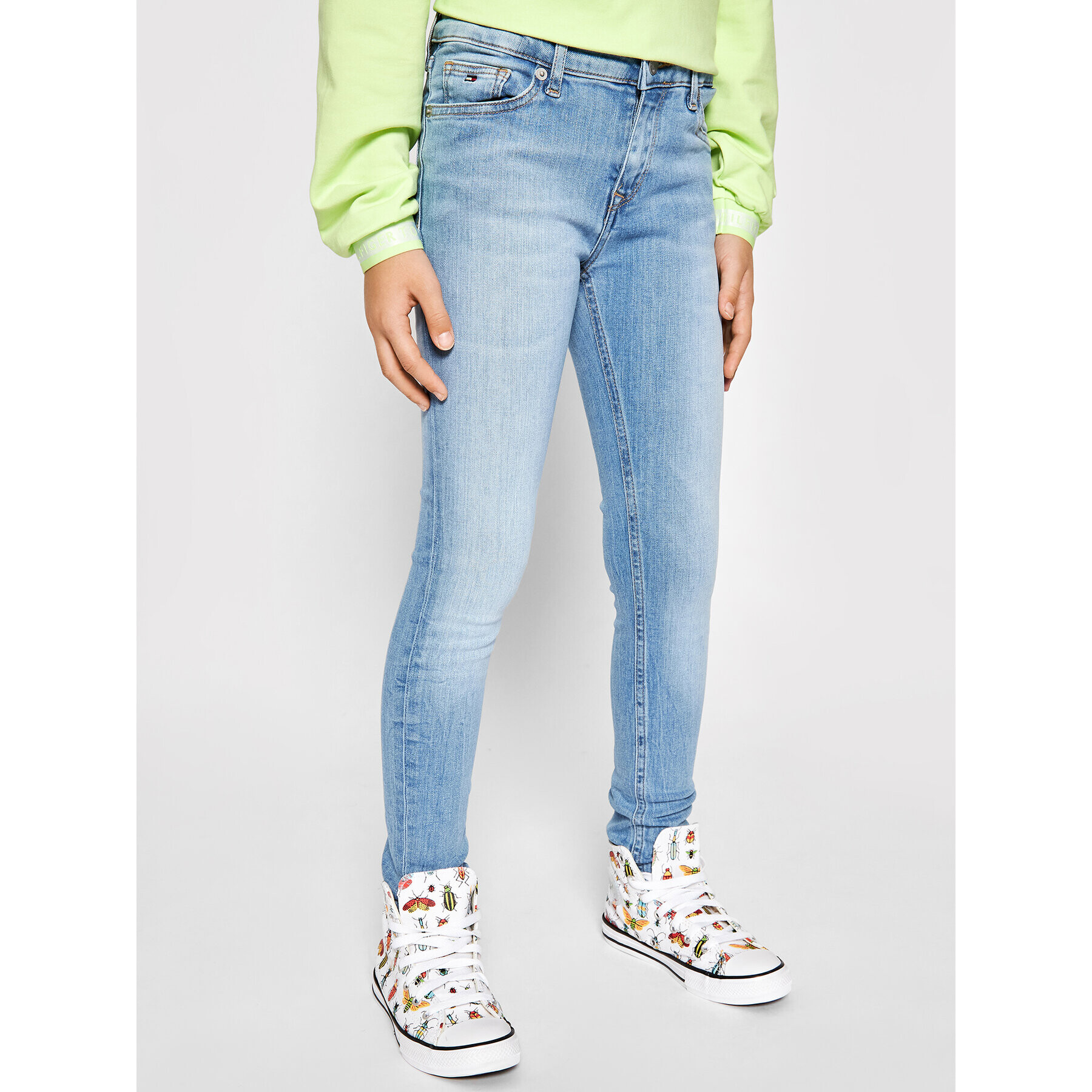 Tommy Hilfiger Дънки Nora KG0KG05748 D Син Slim Fit - Pepit.bg