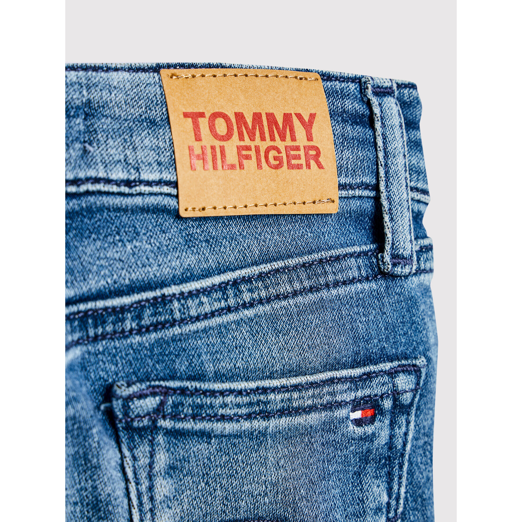 Tommy Hilfiger Дънки Nora KG0KG06074 M Син Skinny Fit - Pepit.bg