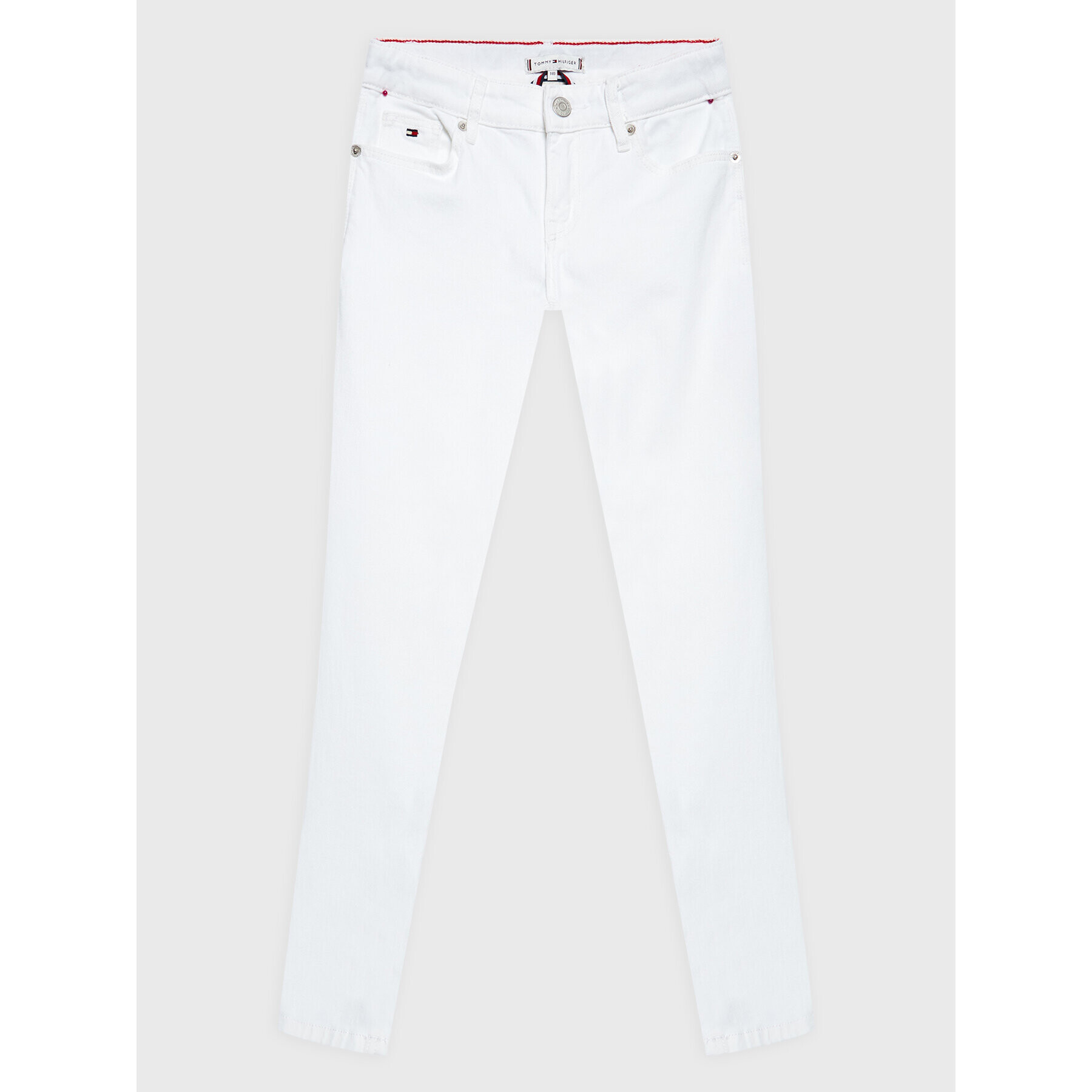 Tommy Hilfiger Дънки Nora KG0KG06559 Бял Skinny Fit - Pepit.bg