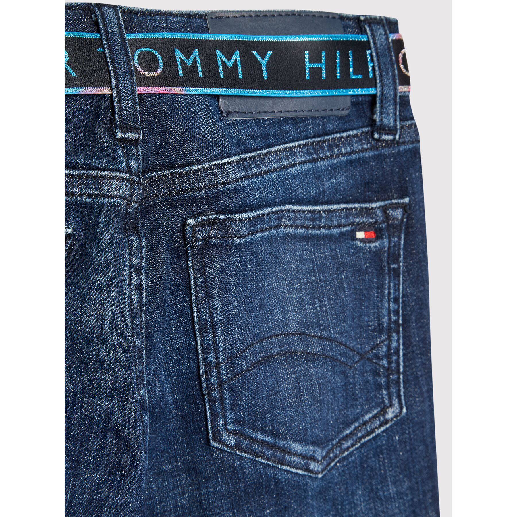 Tommy Hilfiger Дънки Nora Skinny Belt KG0KG06071 D Тъмносин Skinny Fit - Pepit.bg