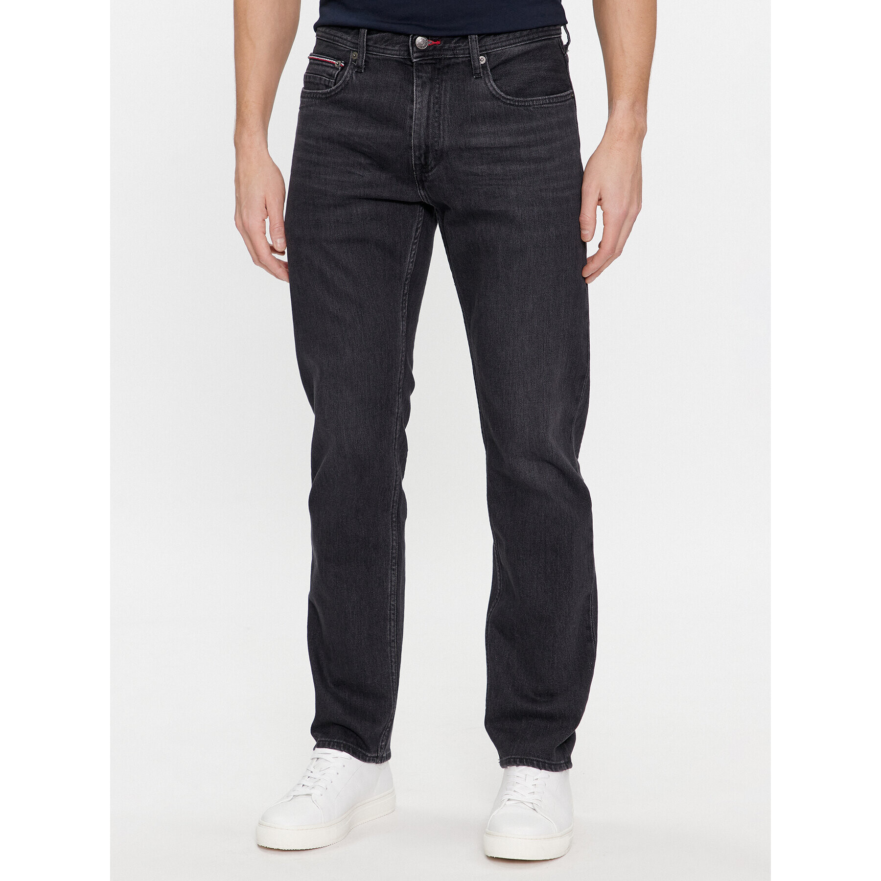 Tommy Hilfiger Дънки Regular Mercer Str Nick Black MW0MW34216 Черен Straight Leg - Pepit.bg