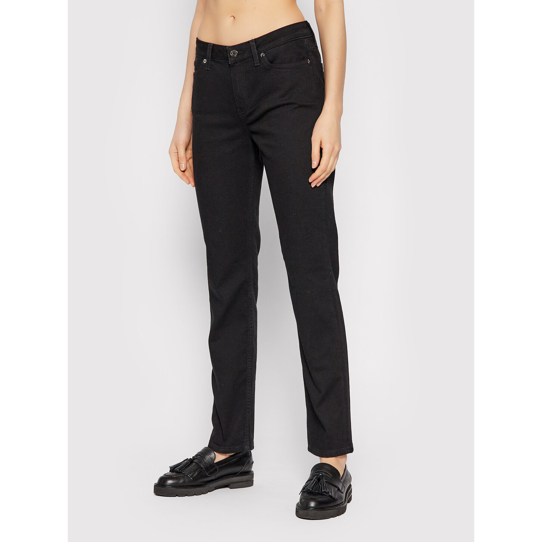 Tommy Hilfiger Дънки Rome WW0WW32292 Черен Straight Fit - Pepit.bg