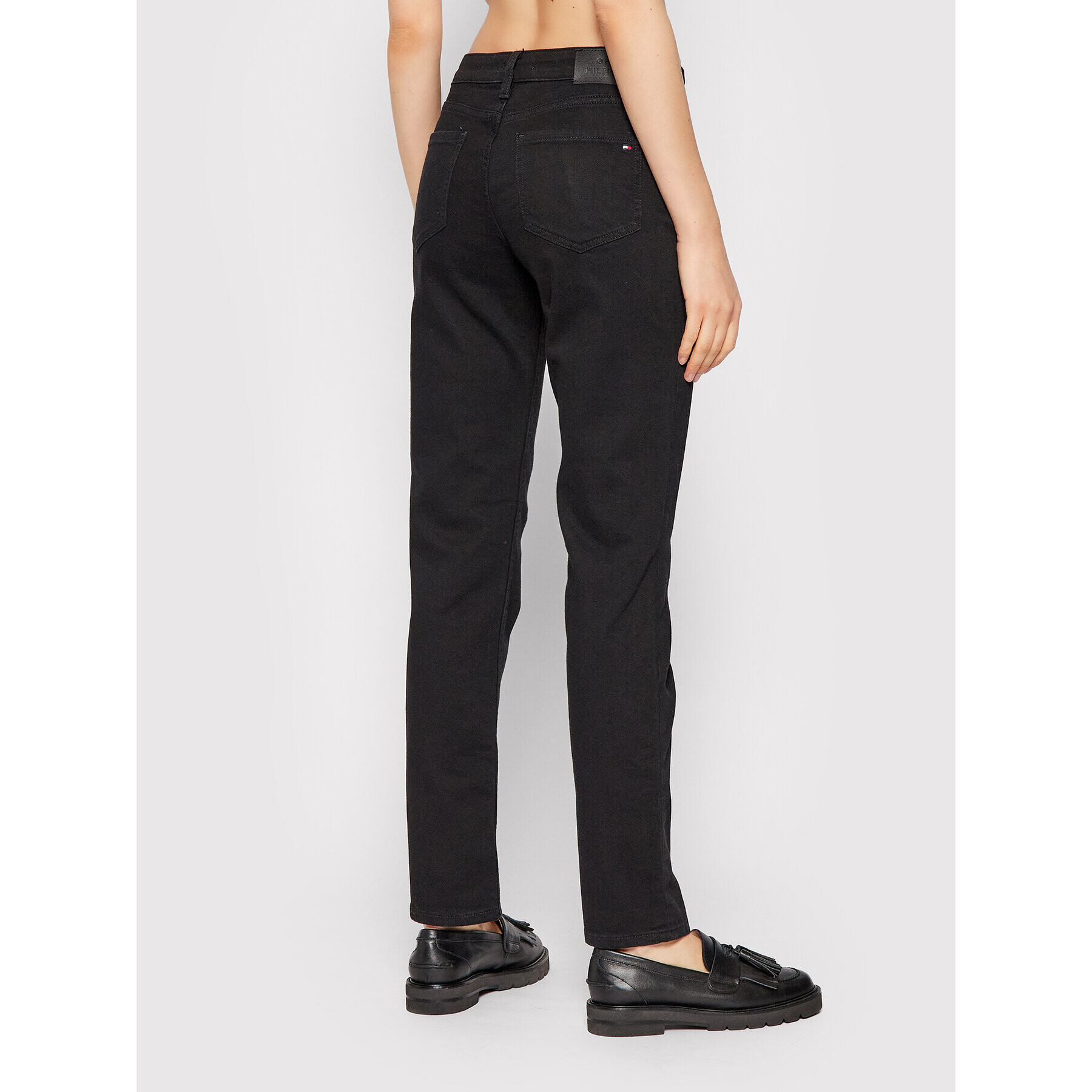Tommy Hilfiger Дънки Rome WW0WW32292 Черен Straight Fit - Pepit.bg