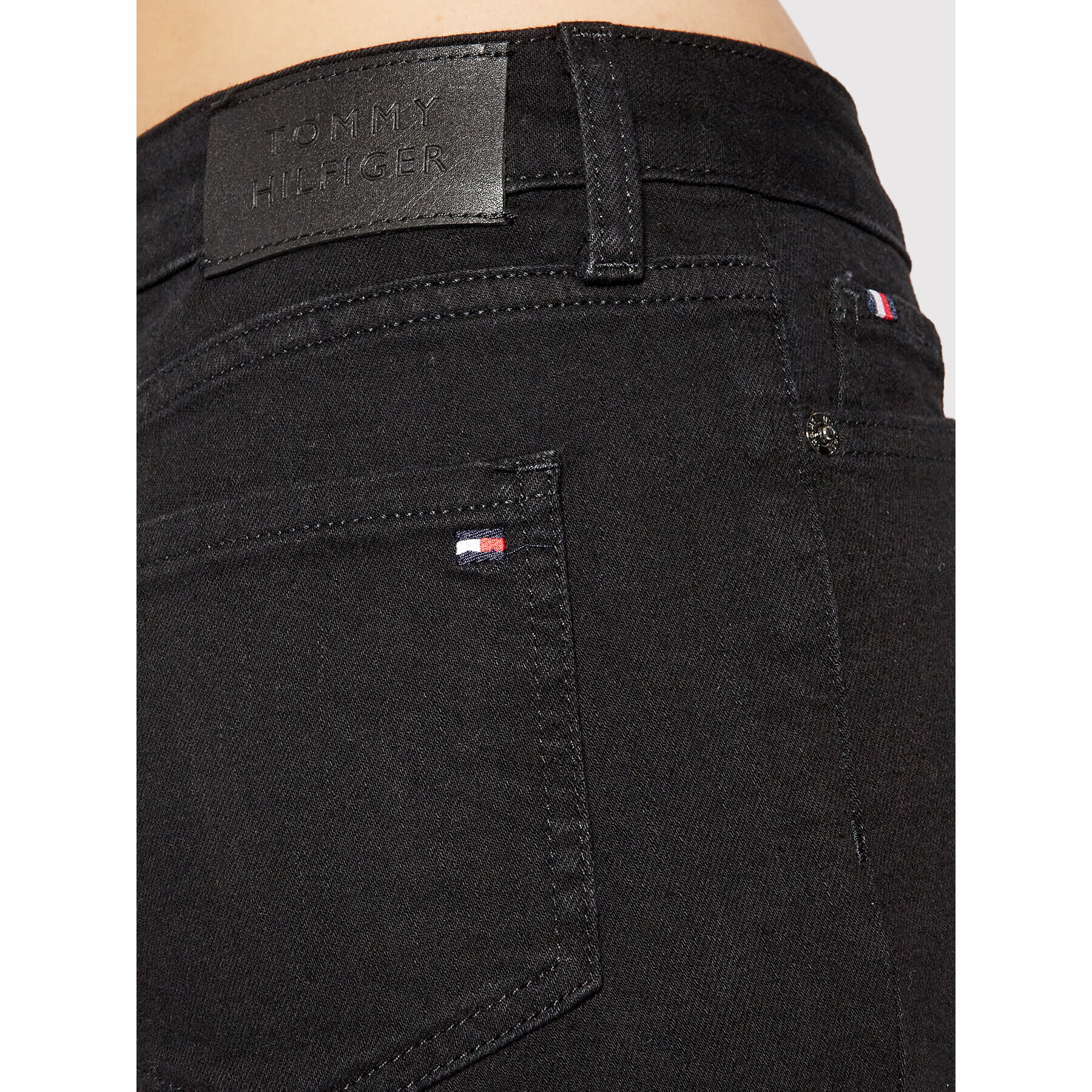 Tommy Hilfiger Дънки Rome WW0WW32292 Черен Straight Fit - Pepit.bg