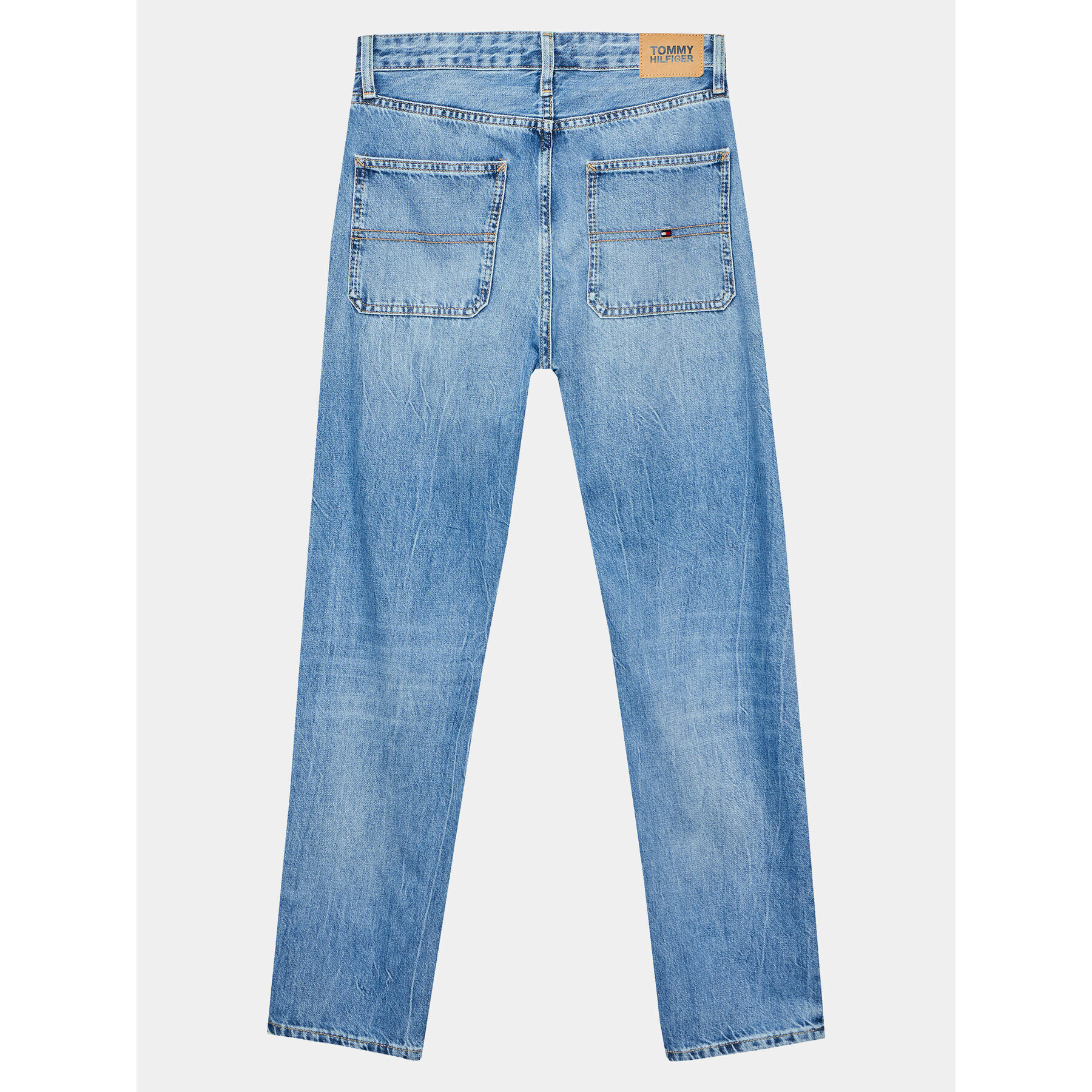 Tommy Hilfiger Дънки Skater KB0KB08083 D Син Straight Fit - Pepit.bg
