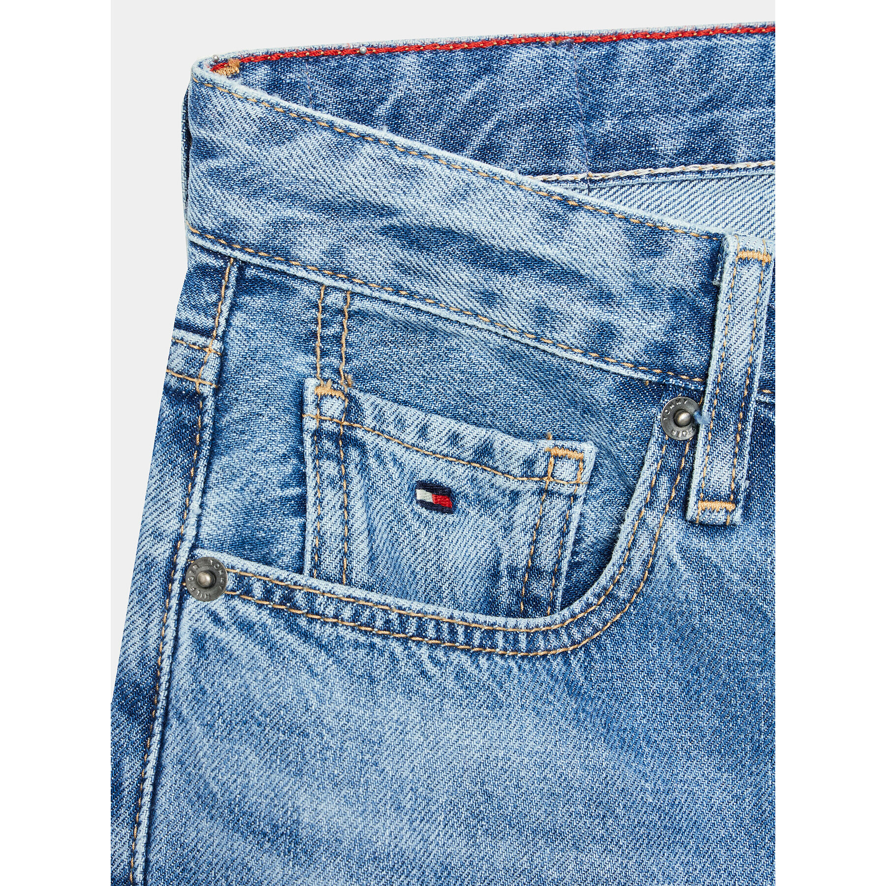 Tommy Hilfiger Дънки Skater KB0KB08083 D Син Straight Fit - Pepit.bg