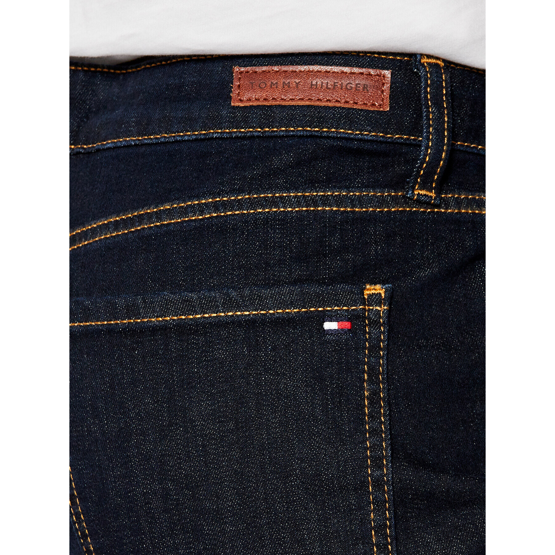 Tommy Hilfiger Дънки Straight Leg Heritage Rome 1M87635002 Тъмносин Straight Fit - Pepit.bg