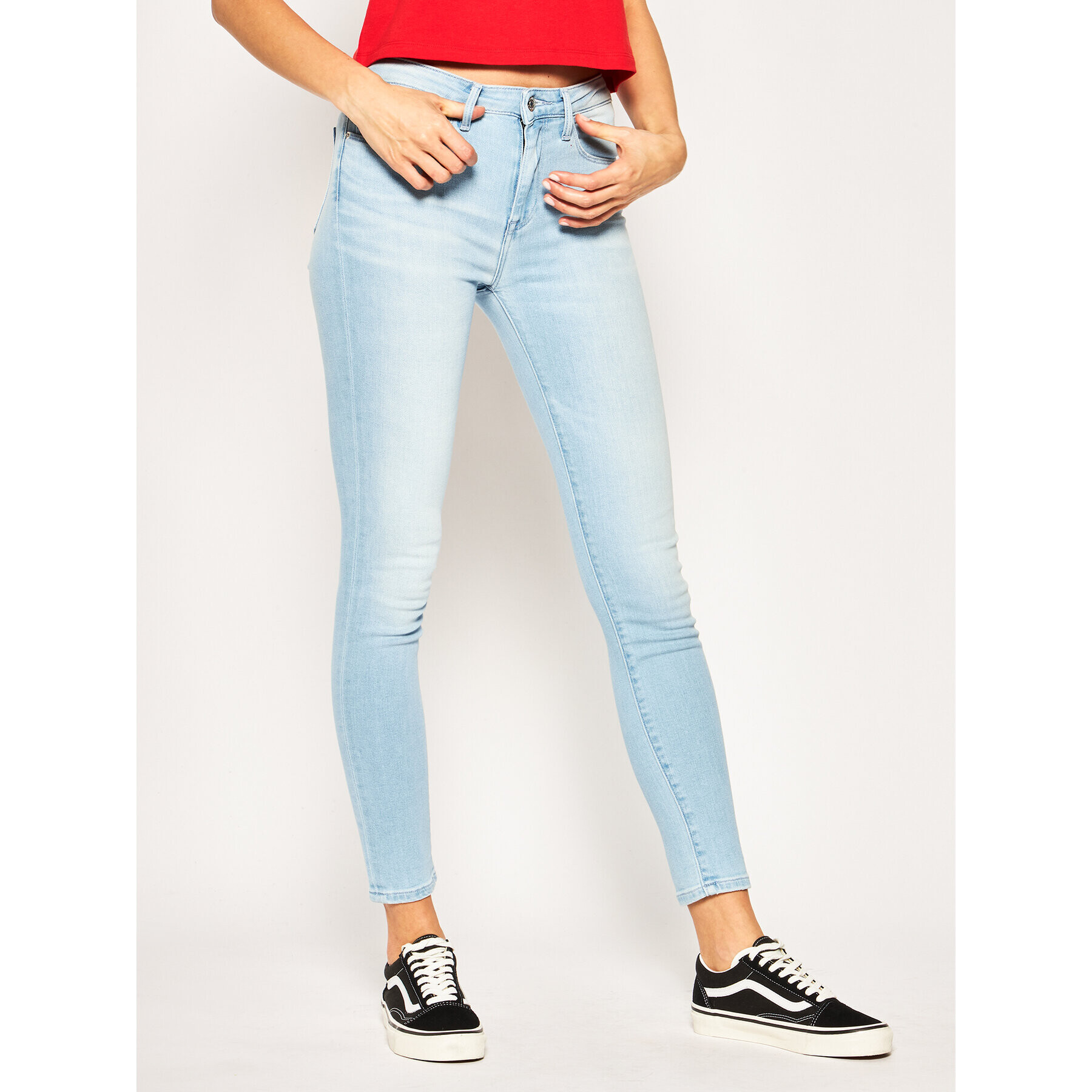 Tommy Hilfiger Дънки Tabia WW0WW25097 Син Slim Fit - Pepit.bg