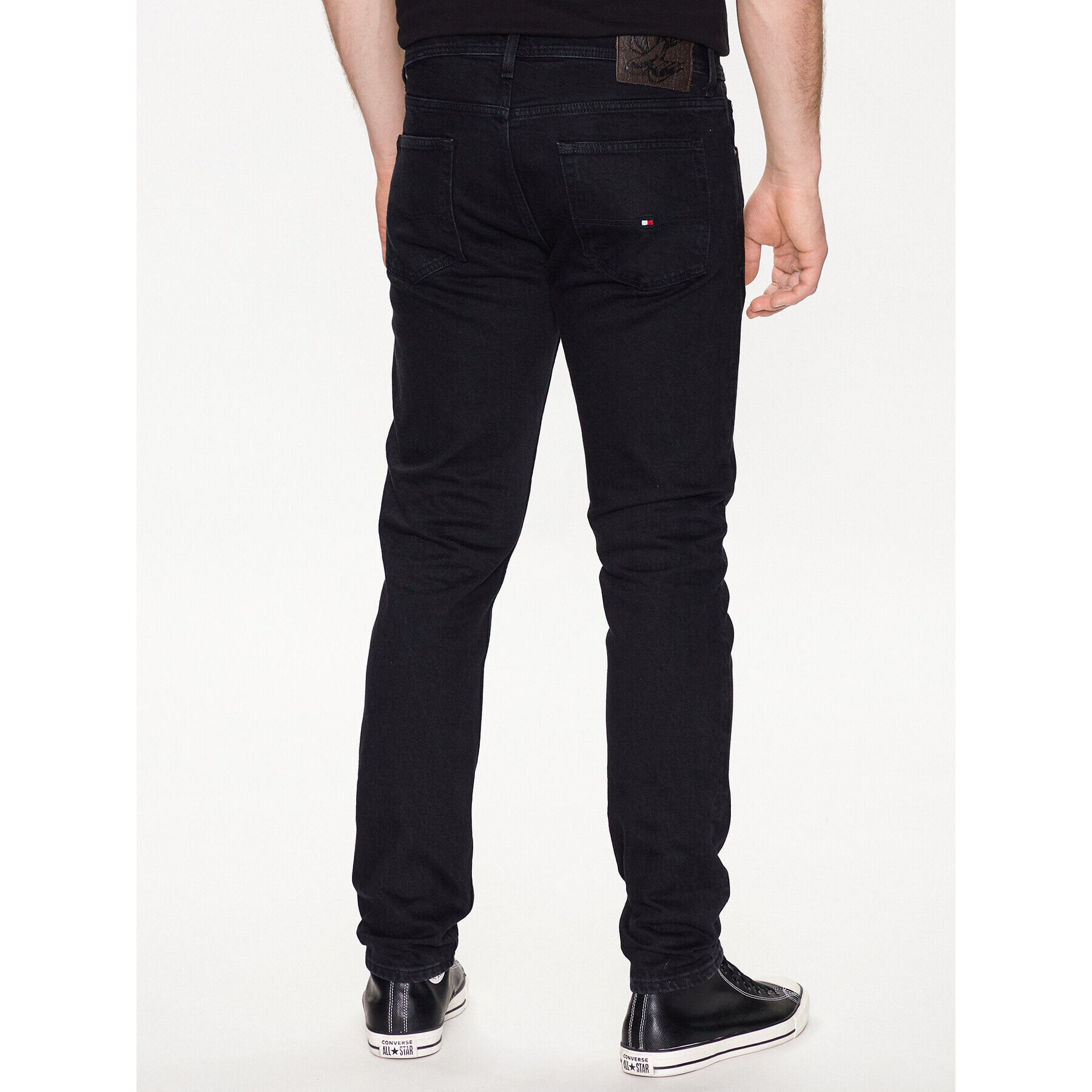 Tommy Hilfiger Дънки Tanson MW0MW31215 Черен Straight Leg - Pepit.bg