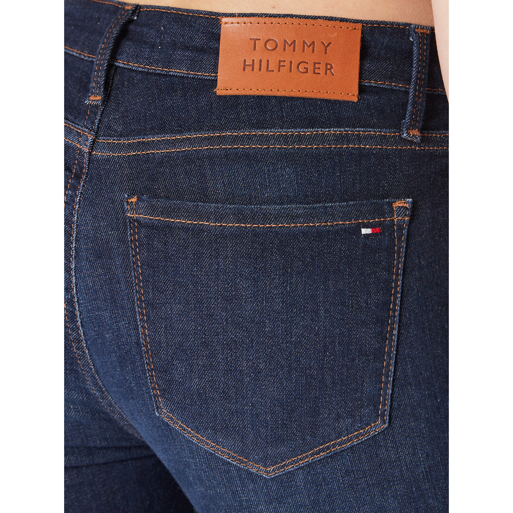 Tommy Hilfiger Дънки Th Flex Como WW0WW36963 Тъмносин Skinny Fit - Pepit.bg