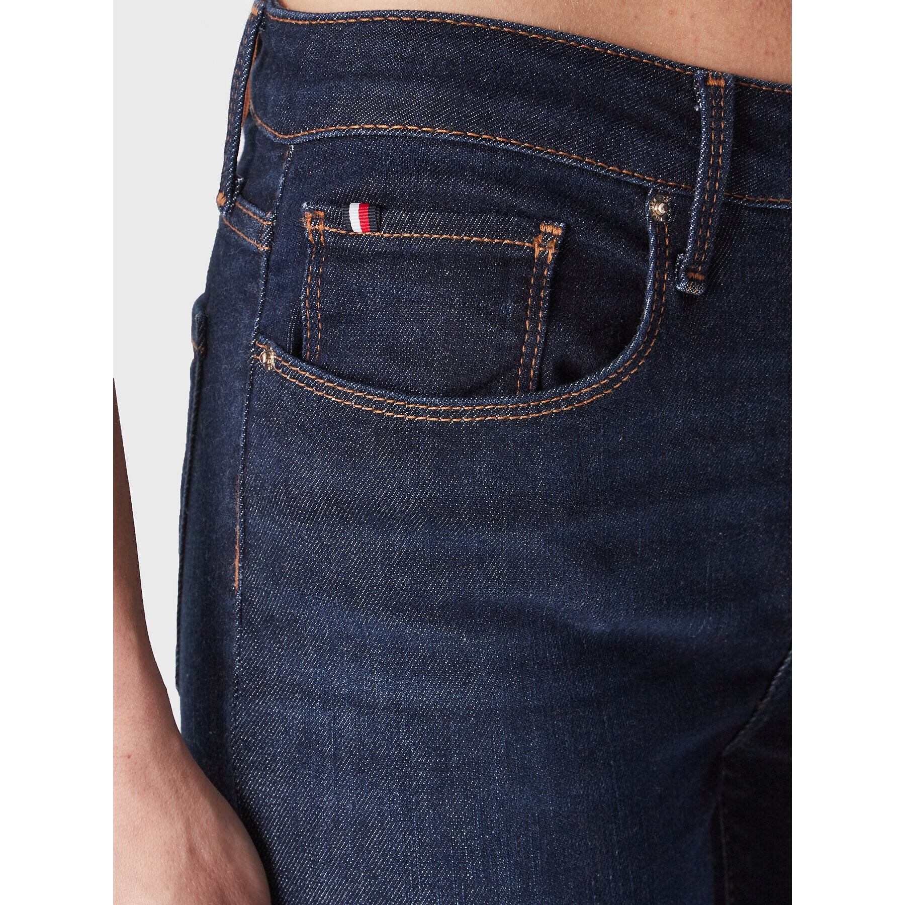 Tommy Hilfiger Дънки Th Flex Como WW0WW36963 Тъмносин Skinny Fit - Pepit.bg