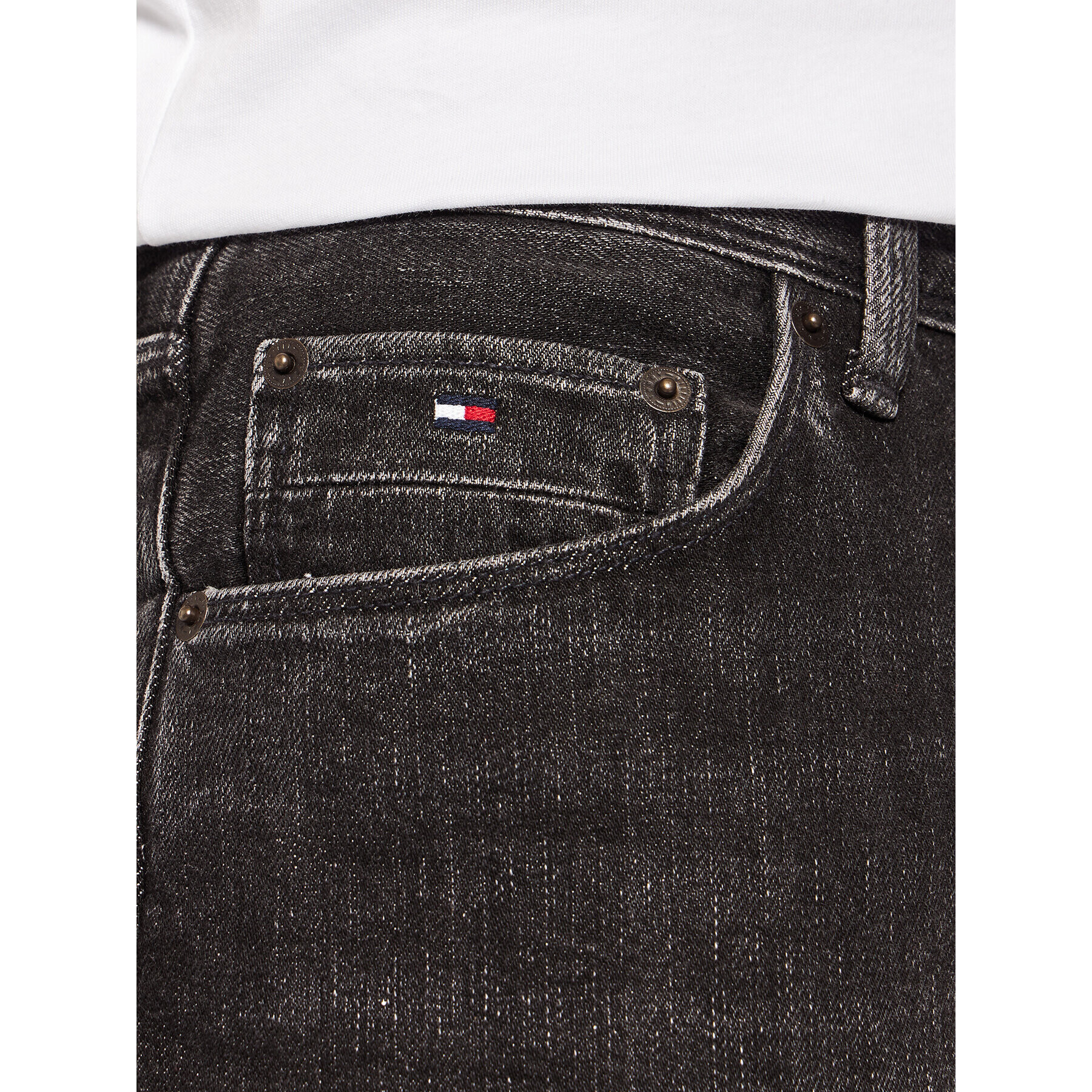 Tommy Hilfiger Дънки тип Slim Fit MW0MW01755 Черен Slim Fit - Pepit.bg