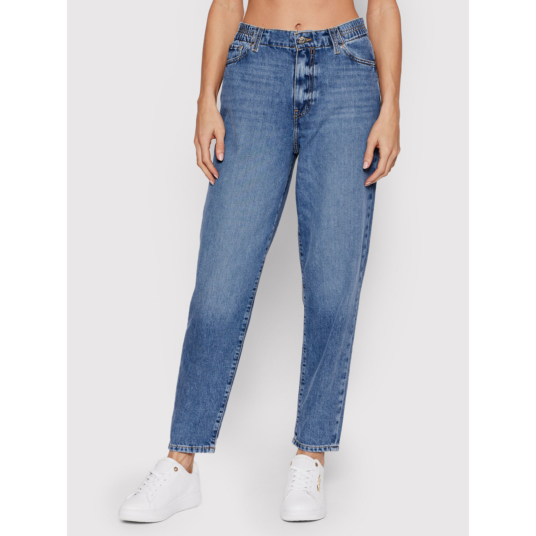 Tommy Hilfiger Дънки WW0WW32928 Син Mom Fit - Pepit.bg