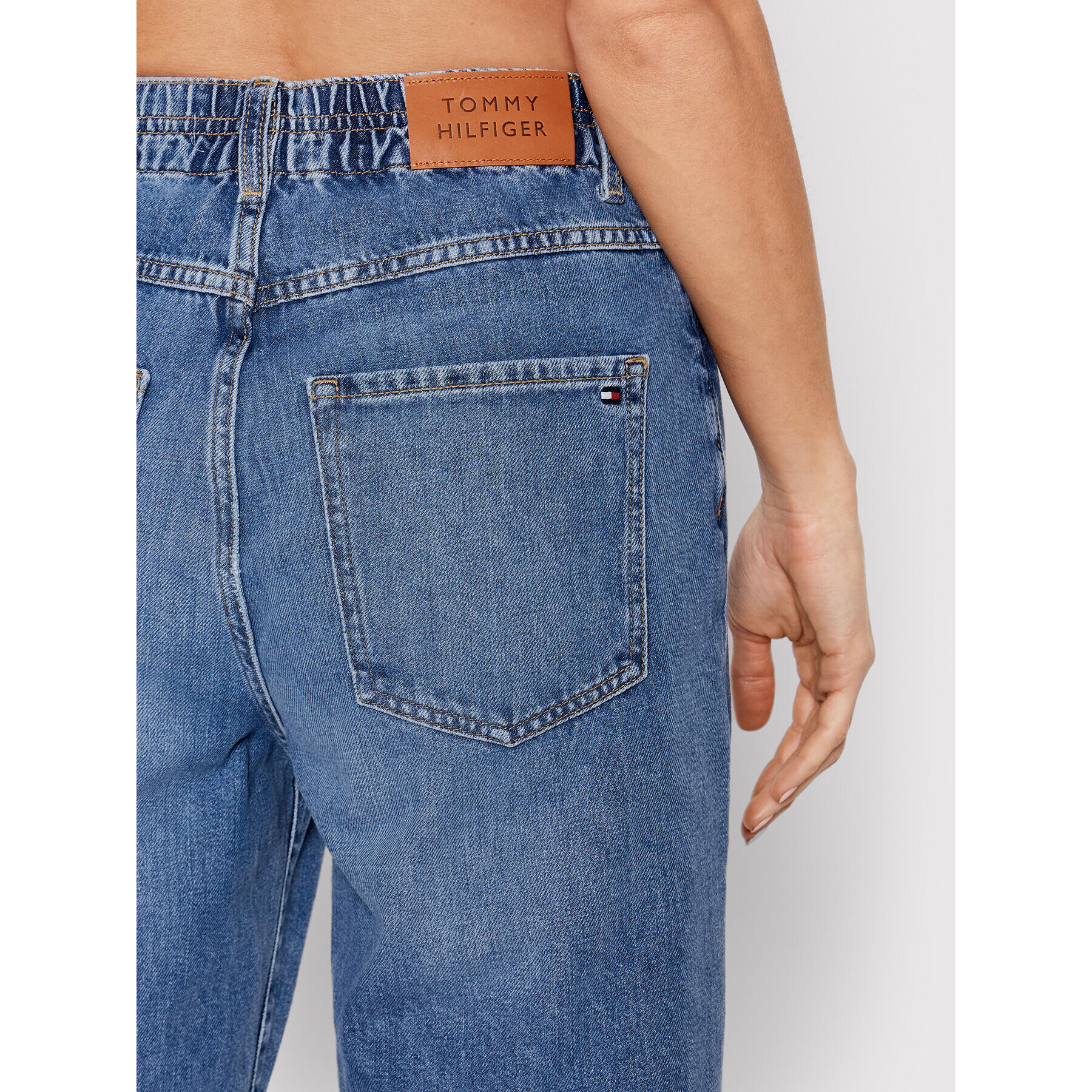 Tommy Hilfiger Дънки WW0WW32928 Син Mom Fit - Pepit.bg