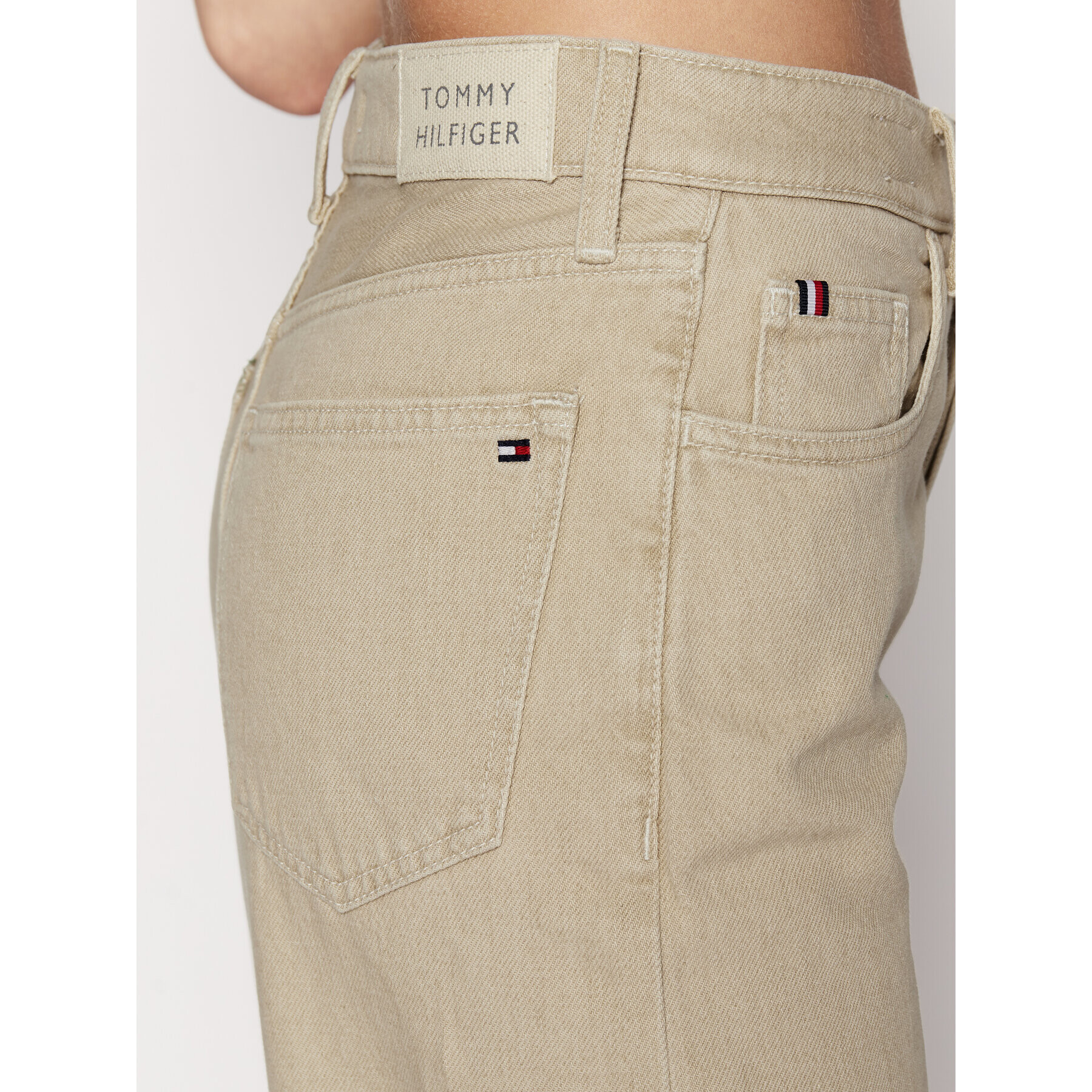 Tommy Hilfiger Дънки WW0WW35160 Бежов Relaxed Fit - Pepit.bg