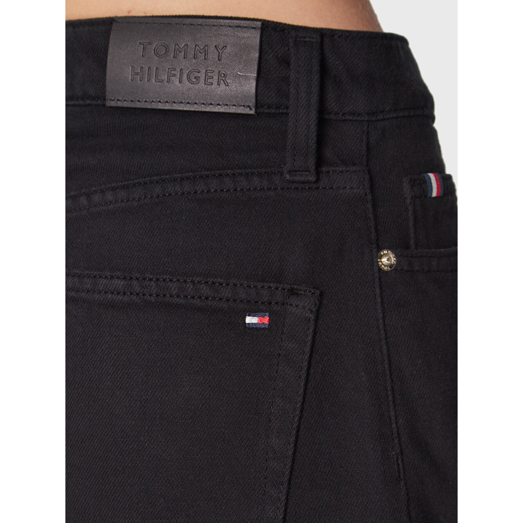 Tommy Hilfiger Дънки WW0WW36962 Черен Wide Fit - Pepit.bg