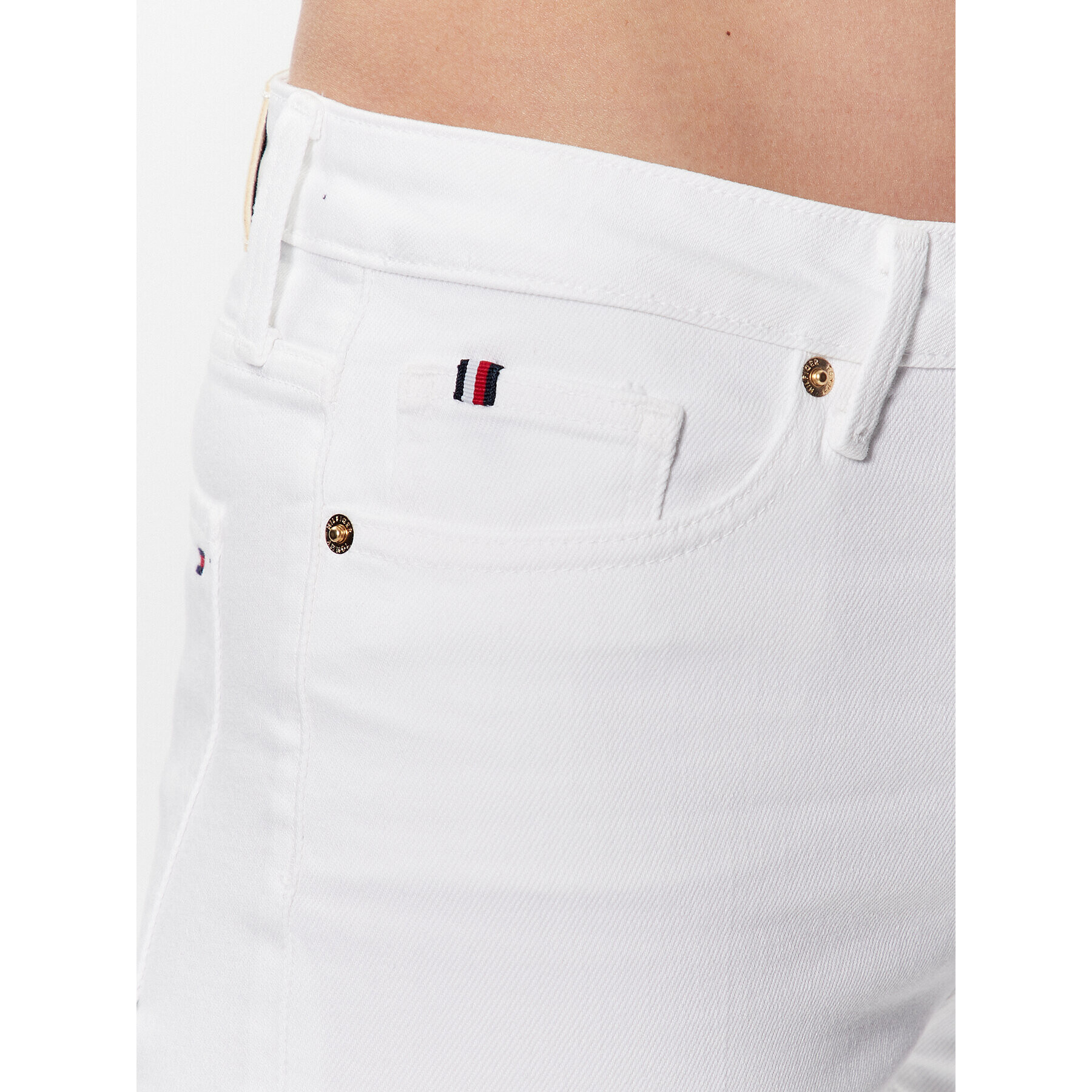 Tommy Hilfiger Дънки WW0WW38164 Бял Bootcut Fit - Pepit.bg
