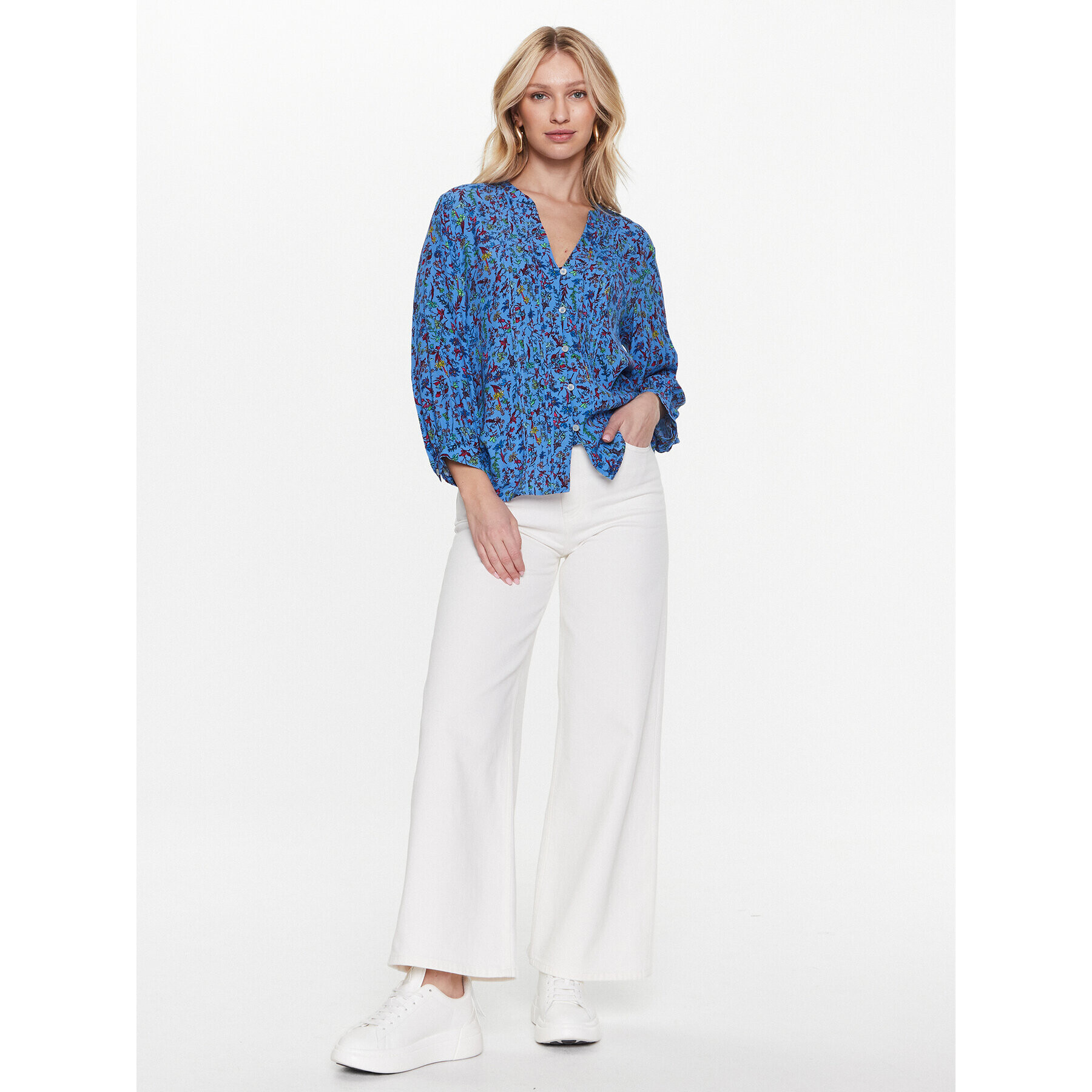 Tommy Hilfiger Дънки WW0WW38518 Бял Relaxed Fit - Pepit.bg