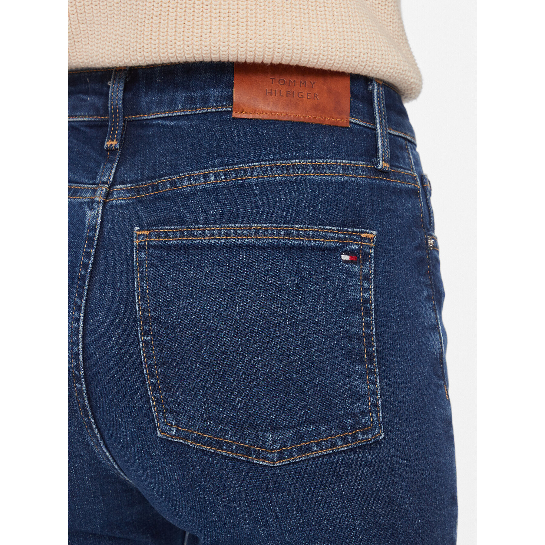 Tommy Hilfiger Дънки WW0WW40649 Тъмносин Bootcut Fit - Pepit.bg