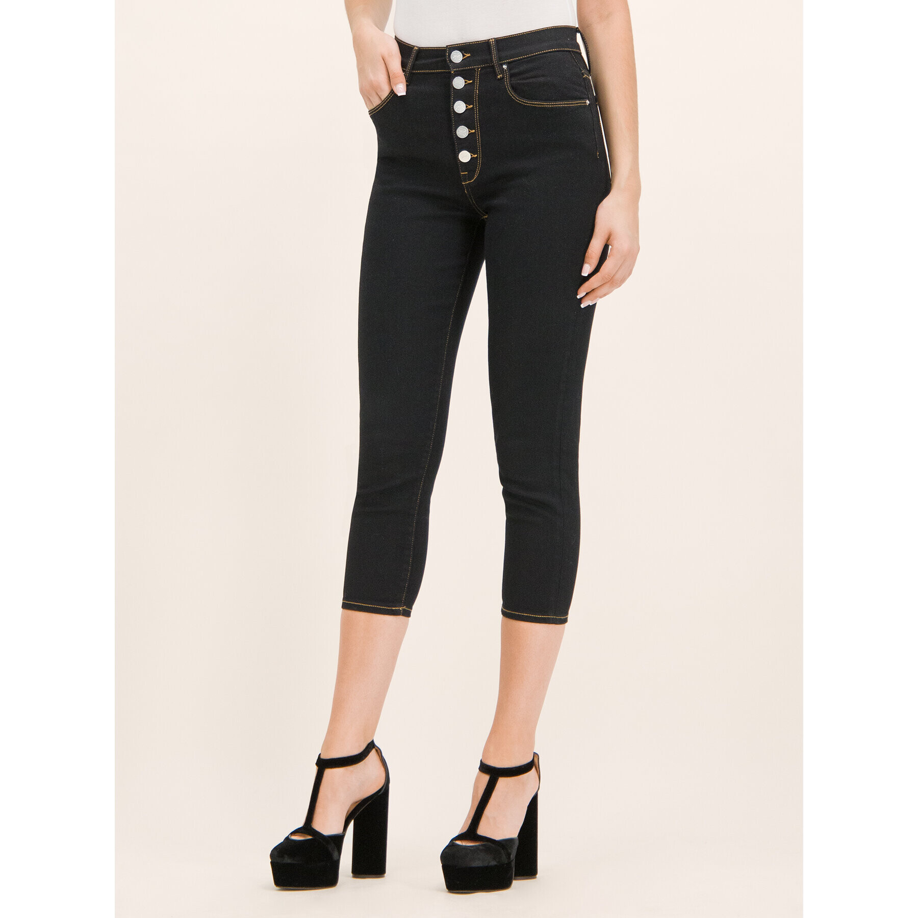Tommy Hilfiger Дънки ZENDAYA WW0WW26248 Черен Regular Fit - Pepit.bg