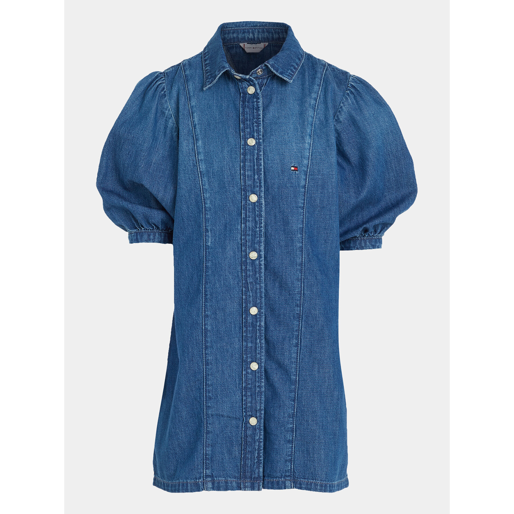 Tommy Hilfiger Дънкова рокля KG0KG07562 Син Regular Fit - Pepit.bg
