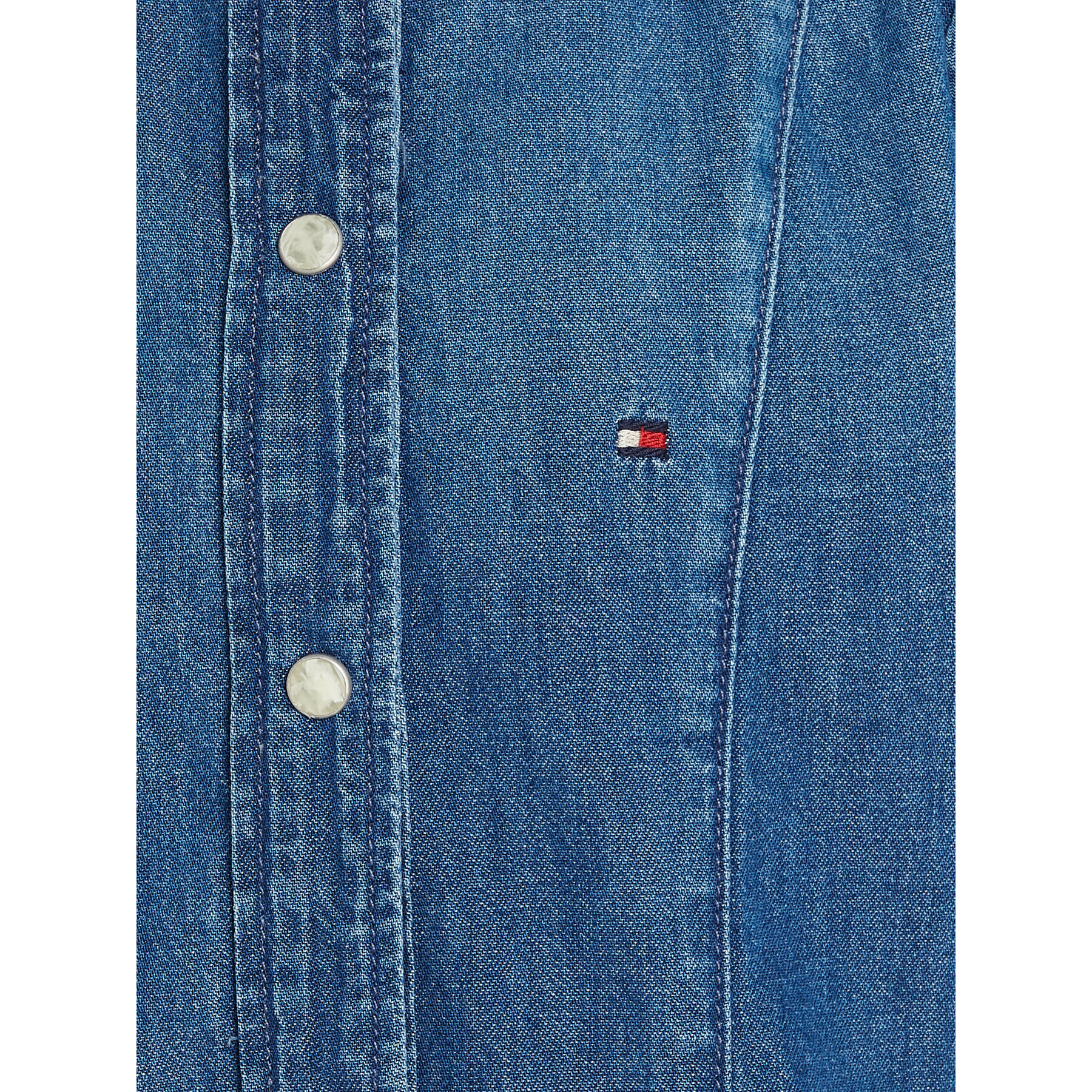 Tommy Hilfiger Дънкова рокля KG0KG07562 Син Regular Fit - Pepit.bg