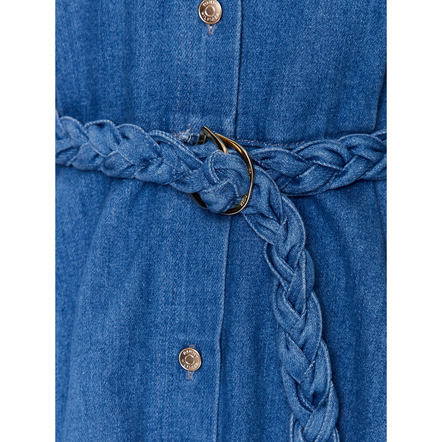 Tommy Hilfiger Дънкова рокля WW0WW38188 Син Regular Fit - Pepit.bg