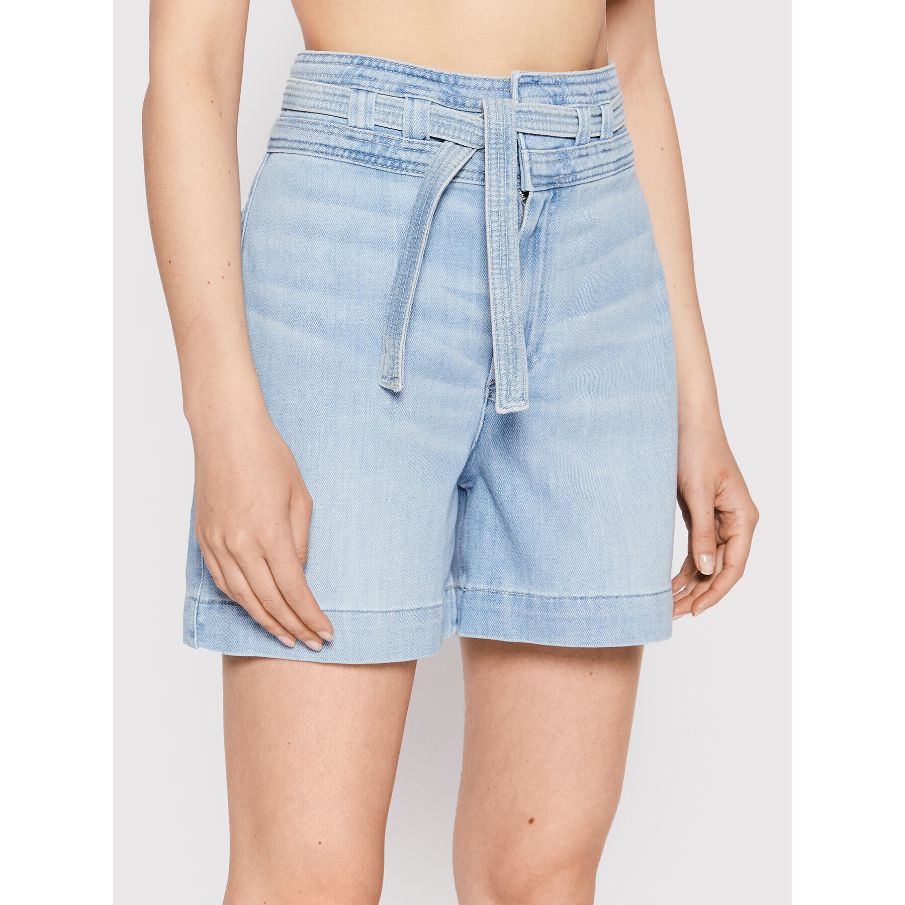 Tommy Hilfiger Дънкови шорти Flare WW0WW34083 Син Regular Fit - Pepit.bg