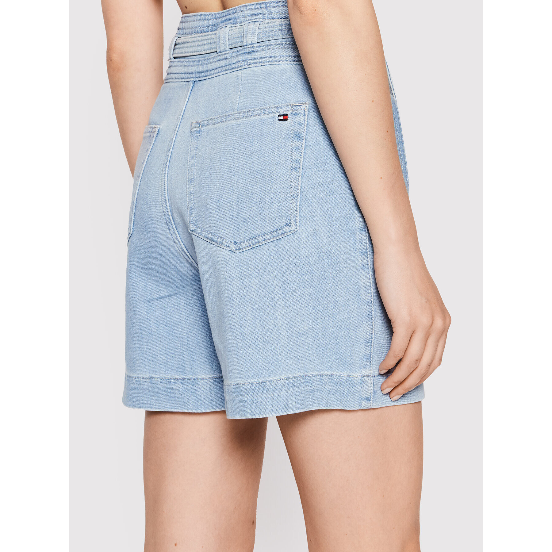 Tommy Hilfiger Дънкови шорти Flare WW0WW34083 Син Regular Fit - Pepit.bg