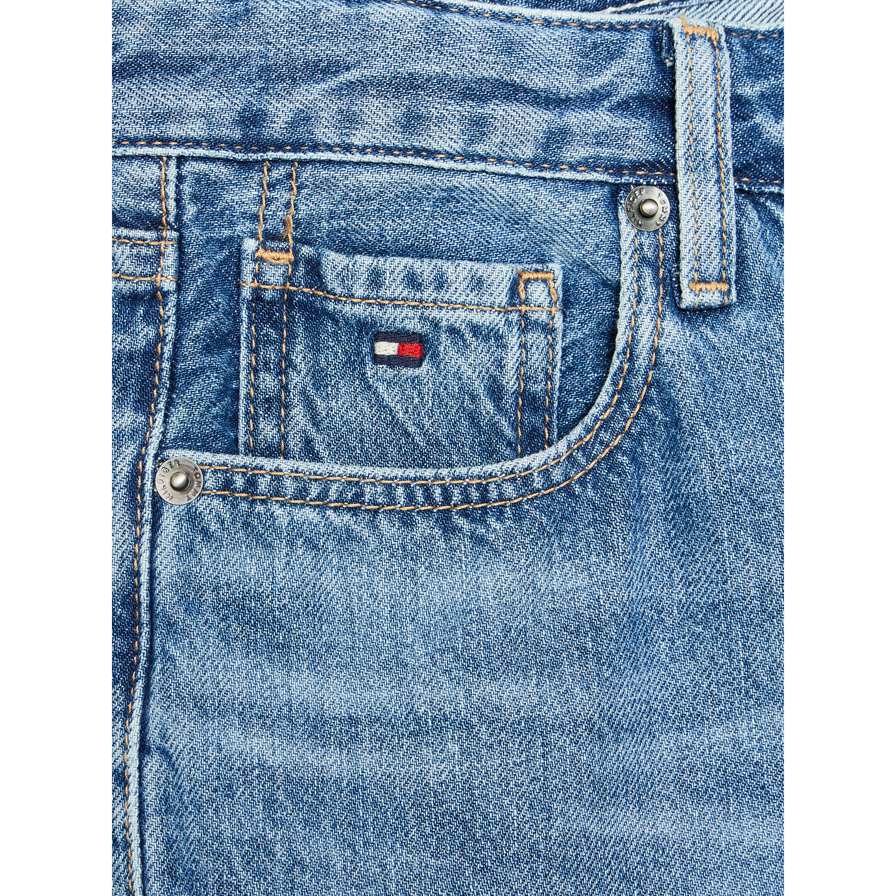 Tommy Hilfiger Дънкови шорти KB0KB08132 M Син Regular Fit - Pepit.bg