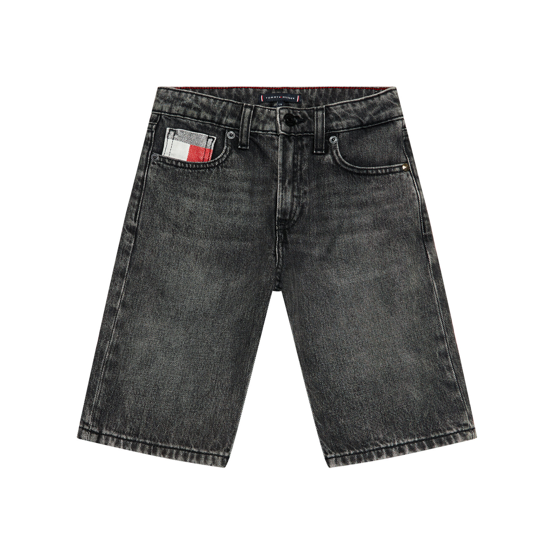 Tommy Hilfiger Дънкови шорти Modern KB0KB06475 Черен Regular Fit - Pepit.bg