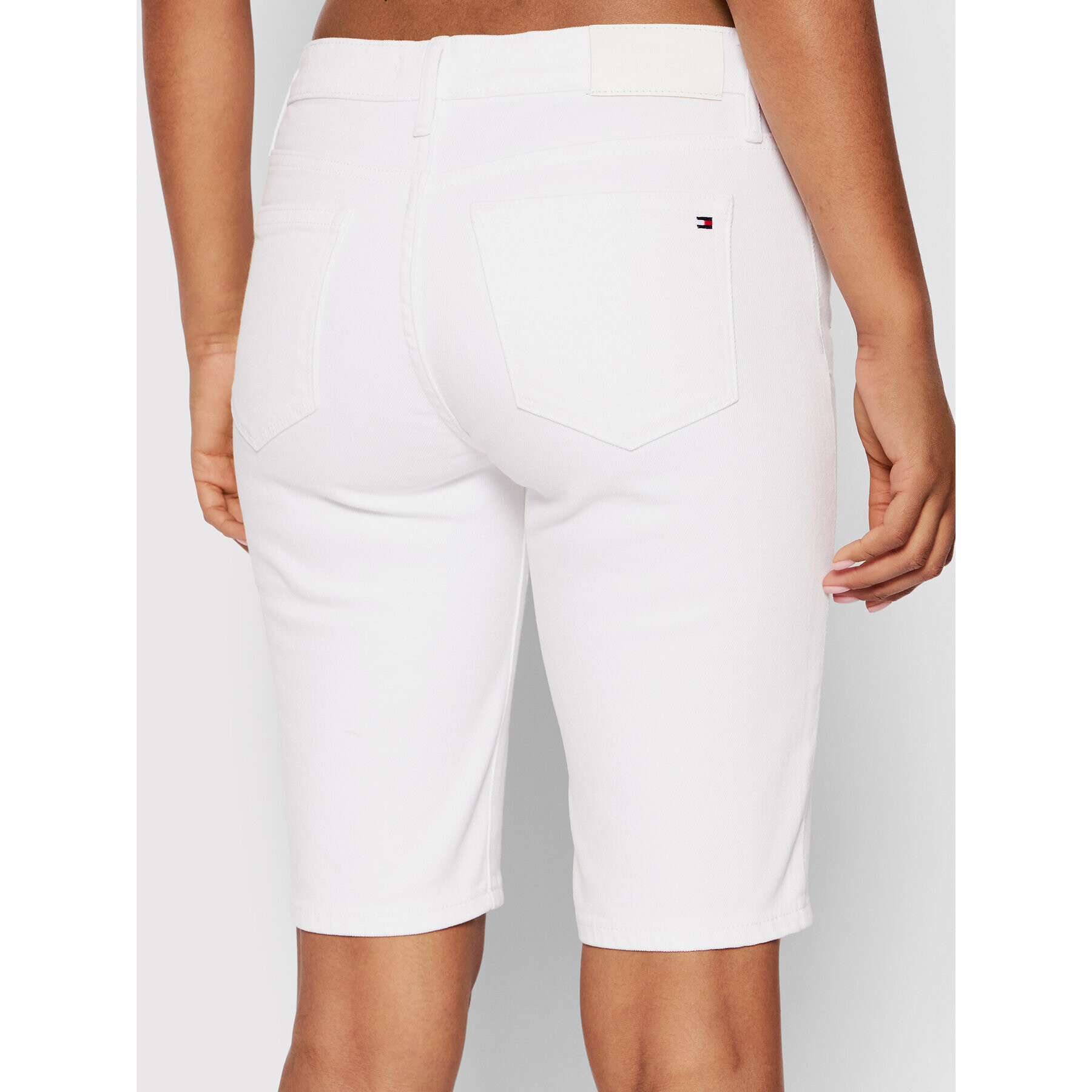Tommy Hilfiger Дънкови шорти Venice WW0WW33213 Бял Slim Fit - Pepit.bg