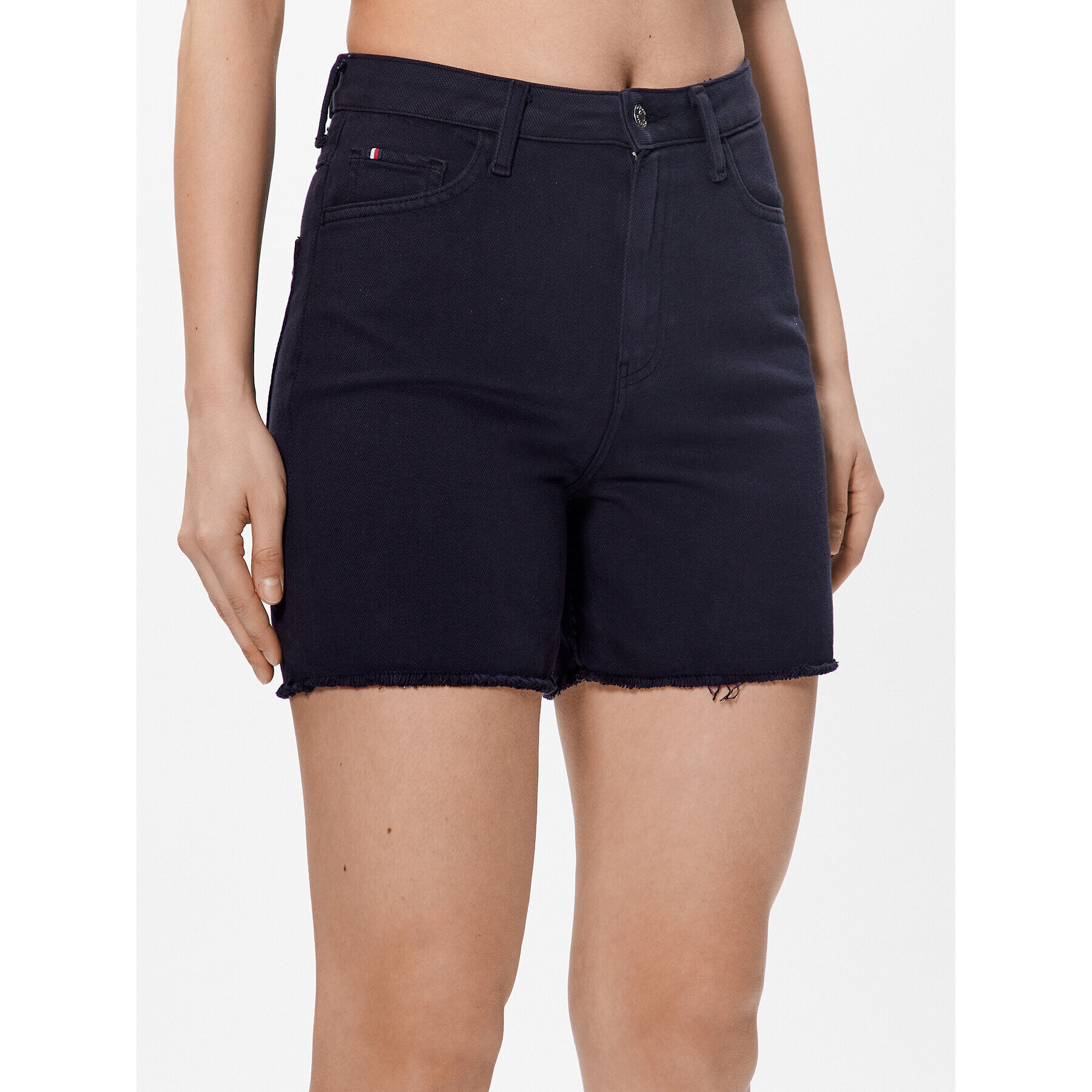 Tommy Hilfiger Дънкови шорти WW0WW40211 Тъмносин Regular Fit - Pepit.bg